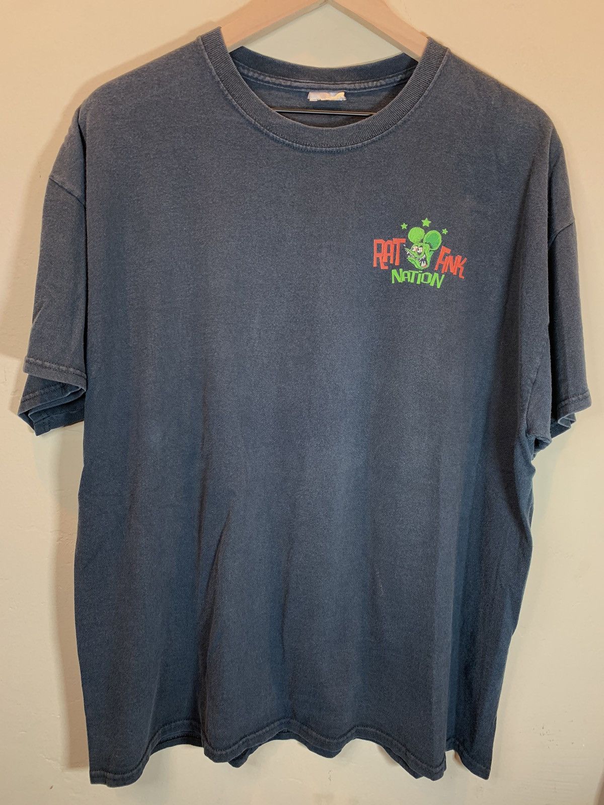 Vintage *RARE* Vintage Rat Fink Nation Ed Big Daddy Roth Art T-Shirt Size US L / EU 52-54 / 3 - 2 Thumbnail