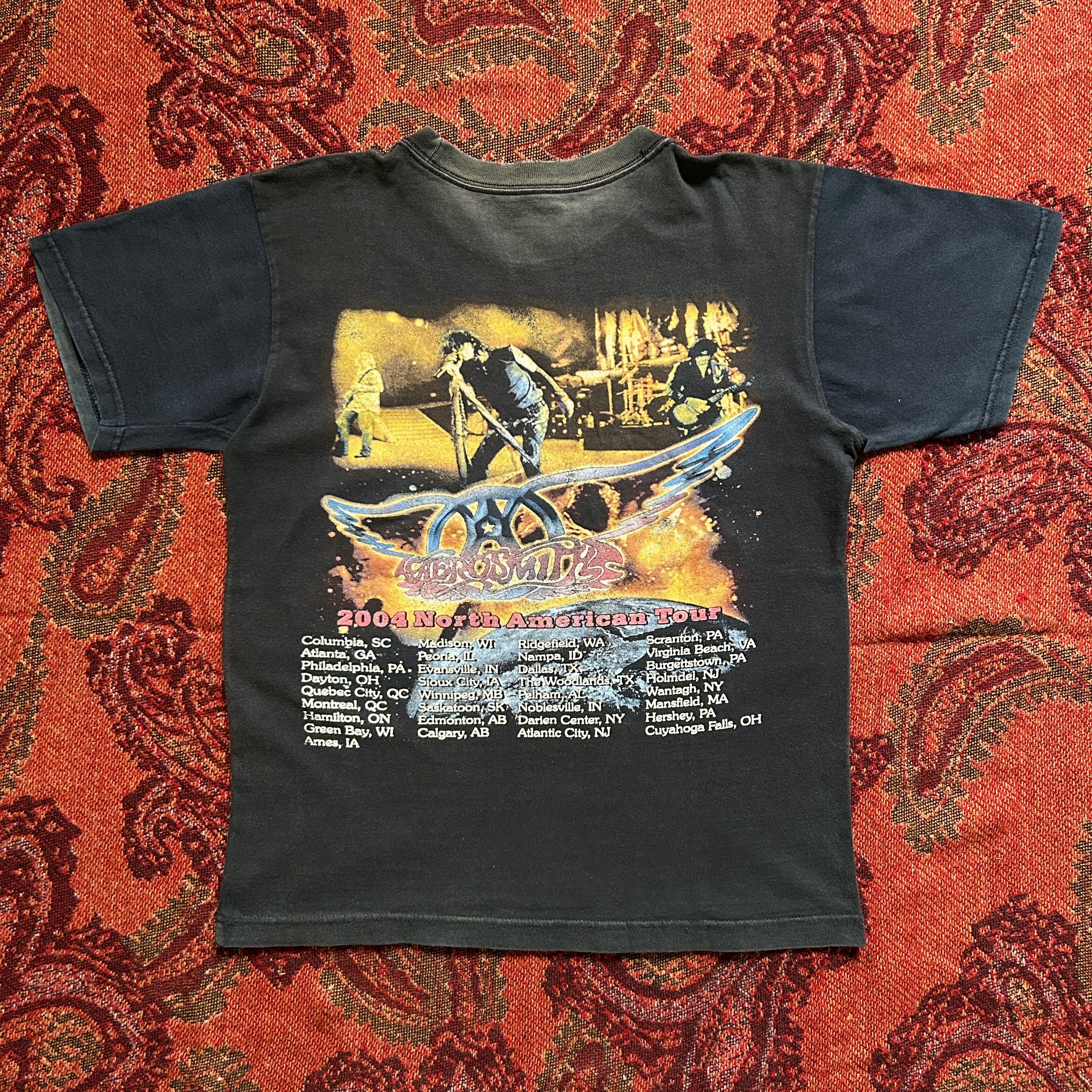 Vintage Vintage 2004 Aero Force One Aerosmith US Tour Tee Size US S / EU 44-46 / 1 - 2 Thumbnail