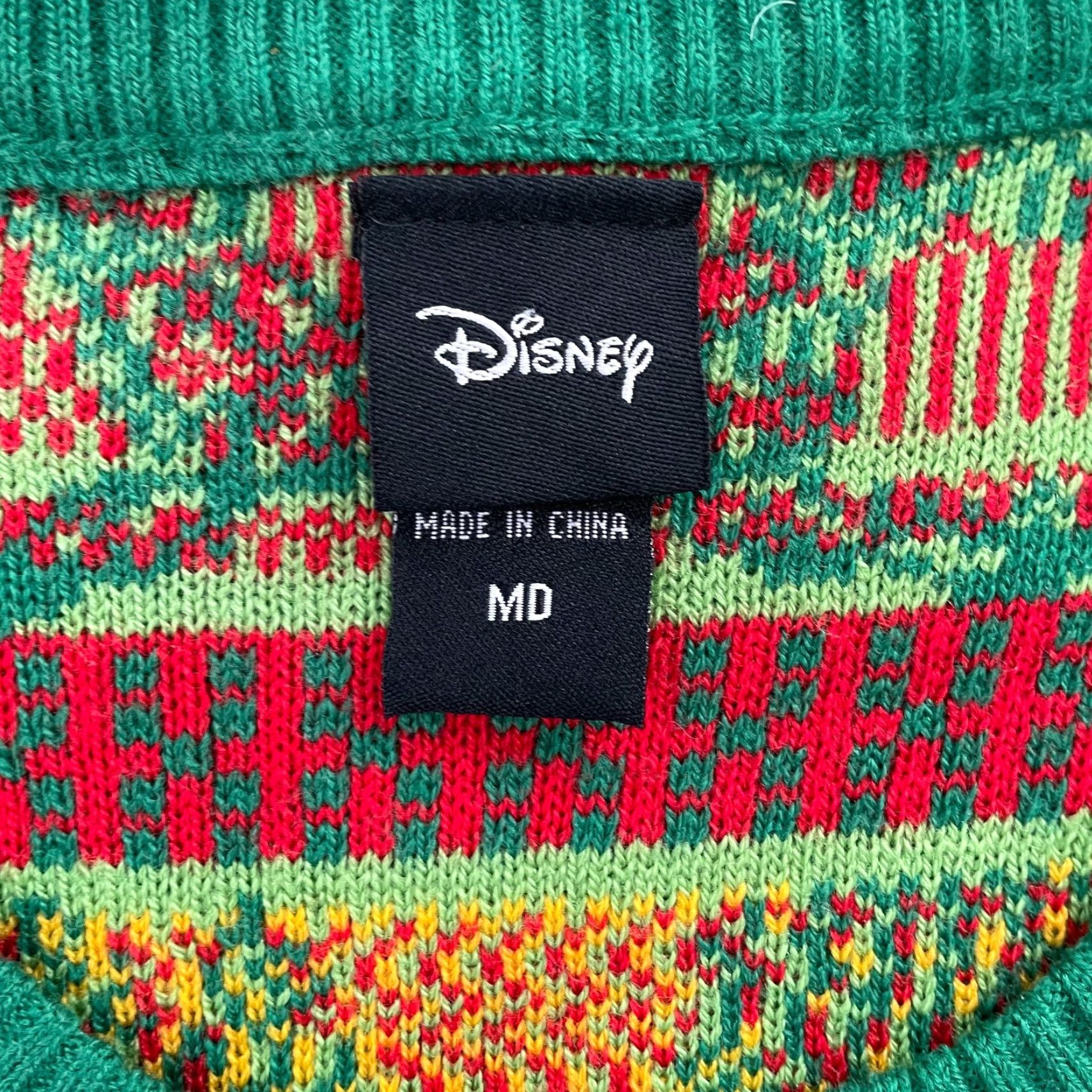 Disney Disney Sweatshirt Adult Medium Green Winnie the Pooh Christmas Snow Tigger Piglet Pullover Crew Neck Graphic Print M Mens Size US M / EU 48-50 / 2 - 5 Thumbnail
