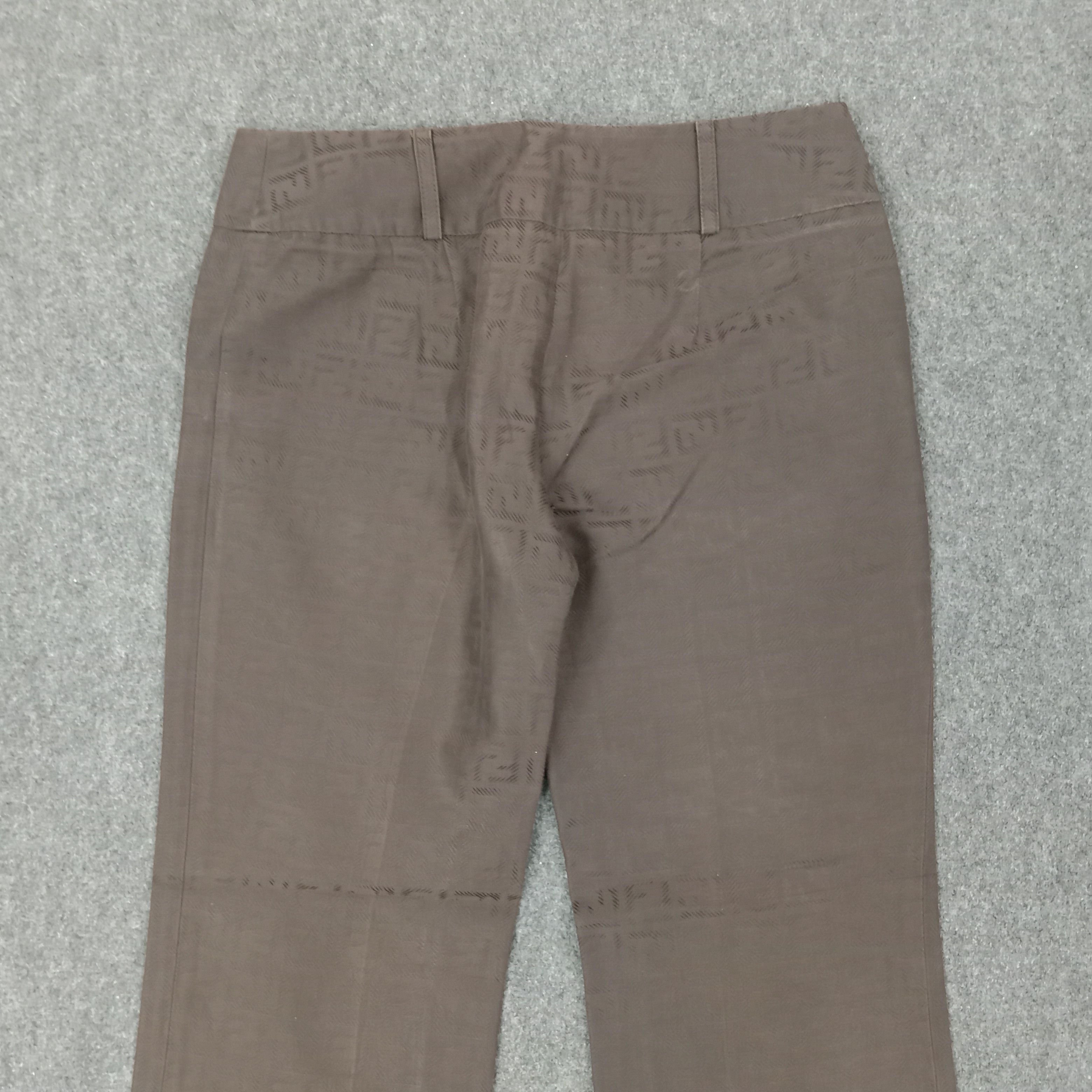Fendi Fendi Monogram Luxury Trsouser Pants C258N27 Size US 28 / EU 44 - 2 Thumbnail