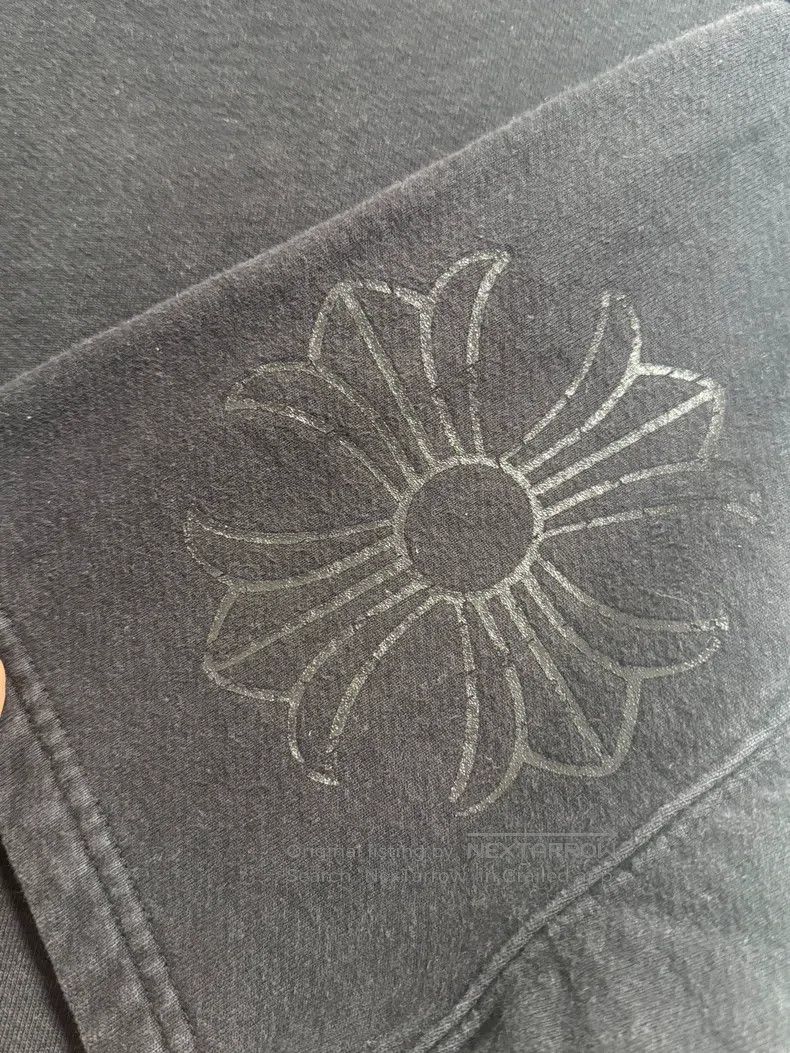 Chrome Hearts CHROME HEARTS Size S Black short-sleeved sweater Size US S / EU 44-46 / 1 - 4 Thumbnail