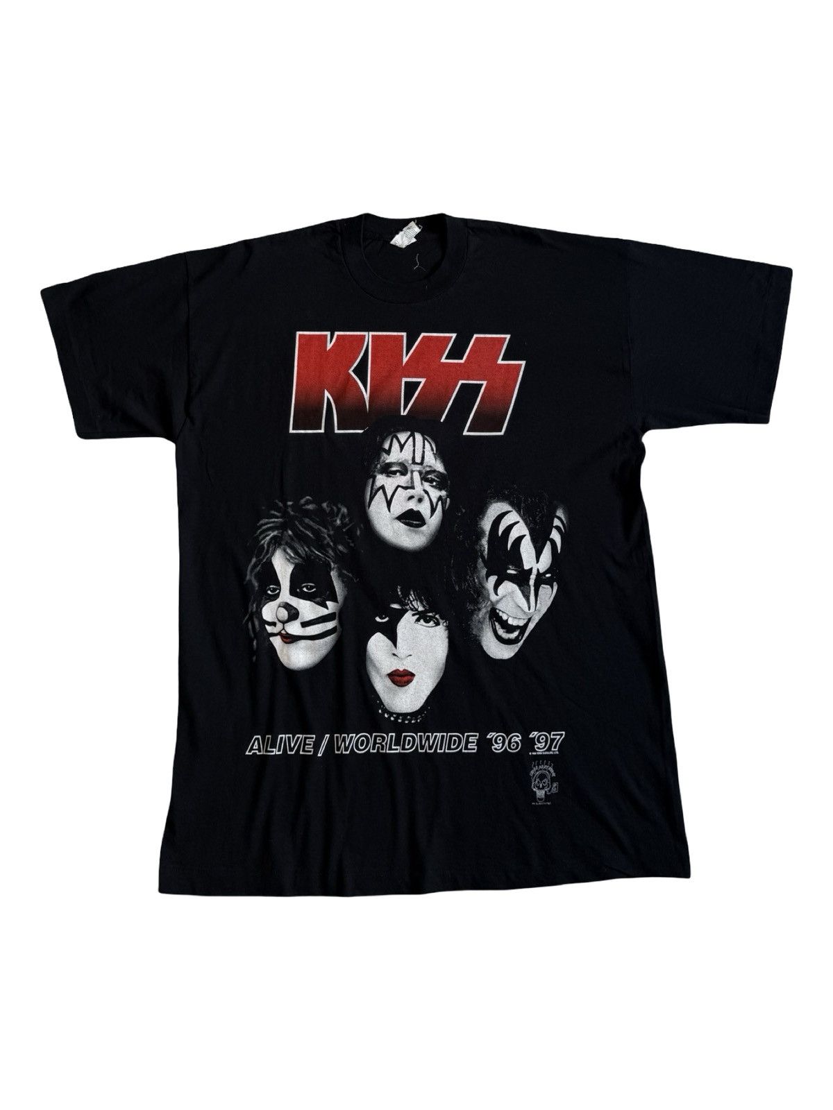 Band Tees Vtg 96s Kiss Tour Worldwide L Alive T-Shirt Screen Stars XL Size US XL / EU 56 / 4 - 1 Thumbnail