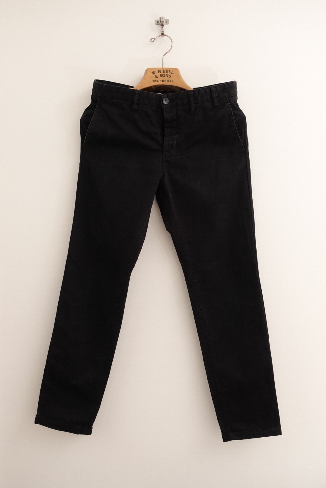 Norse Projects Aros Heavy Chino Pants Black Size US 32 / EU 48 - 2 Thumbnail