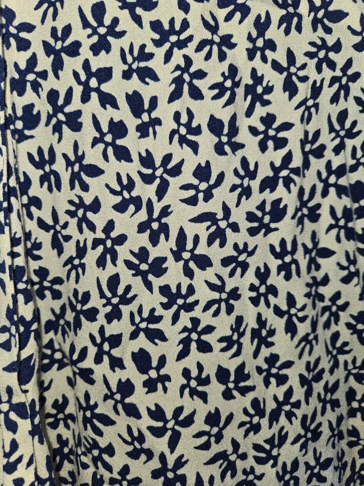 Other Reformation Rylin Dress in Blue Floral White Size S / US 4 / IT 40 - 7 Thumbnail