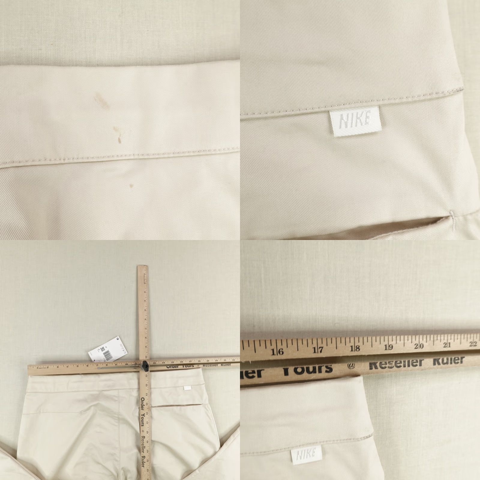 Nike Nike Pants Mens 36 XL Beige Khaki Slim Fit Woven Chino Performance Straight ^ Size US 36 / EU 52 - 8 Thumbnail