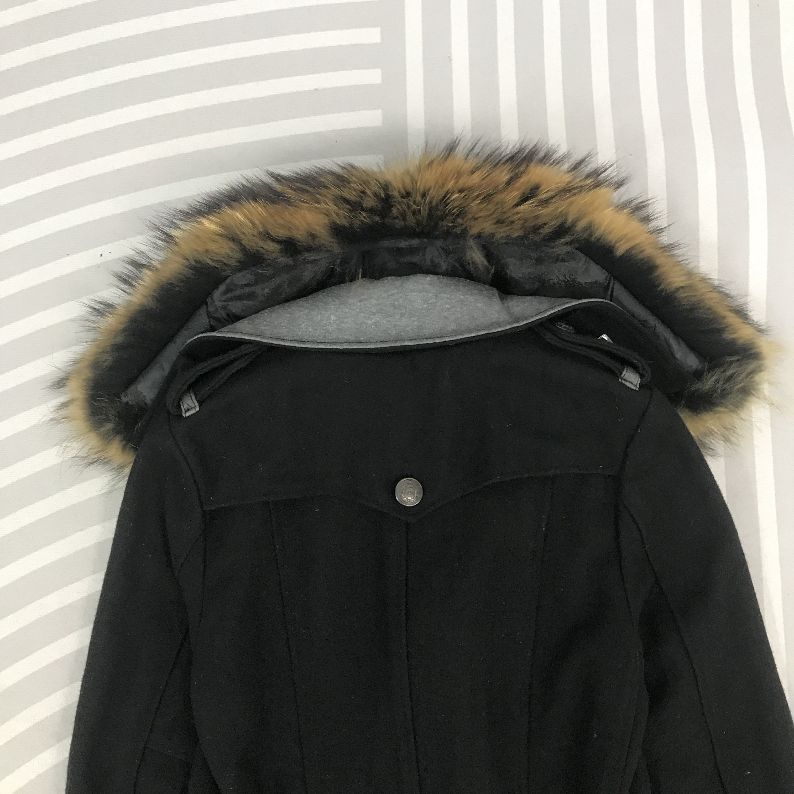 GOSTAR DE FUGA × Japanese Brand Vintage Fuga japan design wool long coat fur collar Jacket Size US S / EU 44-46 / 1 - 4 Thumbnail