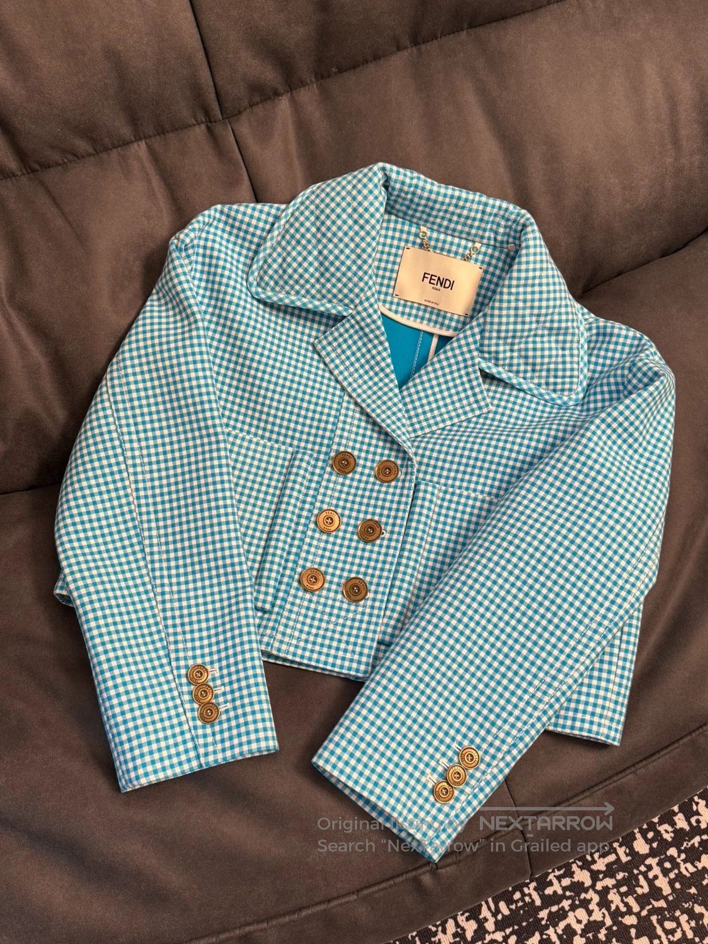 Fendi Fendi Blue Women's Coat. Size M / US 6-8 / IT 42-44 - 1 Thumbnail