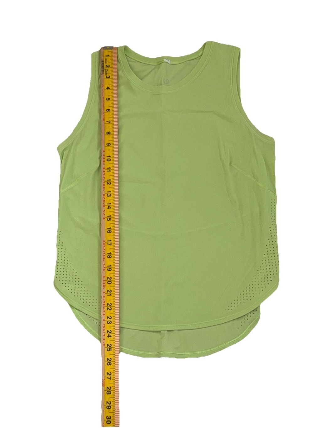 Lululemon LULULEMON HIGH NECK SPLIT HEM RUN TANK NEON MINT SIZE 8 Size M / US 6-8 / IT 42-44 - 4 Thumbnail