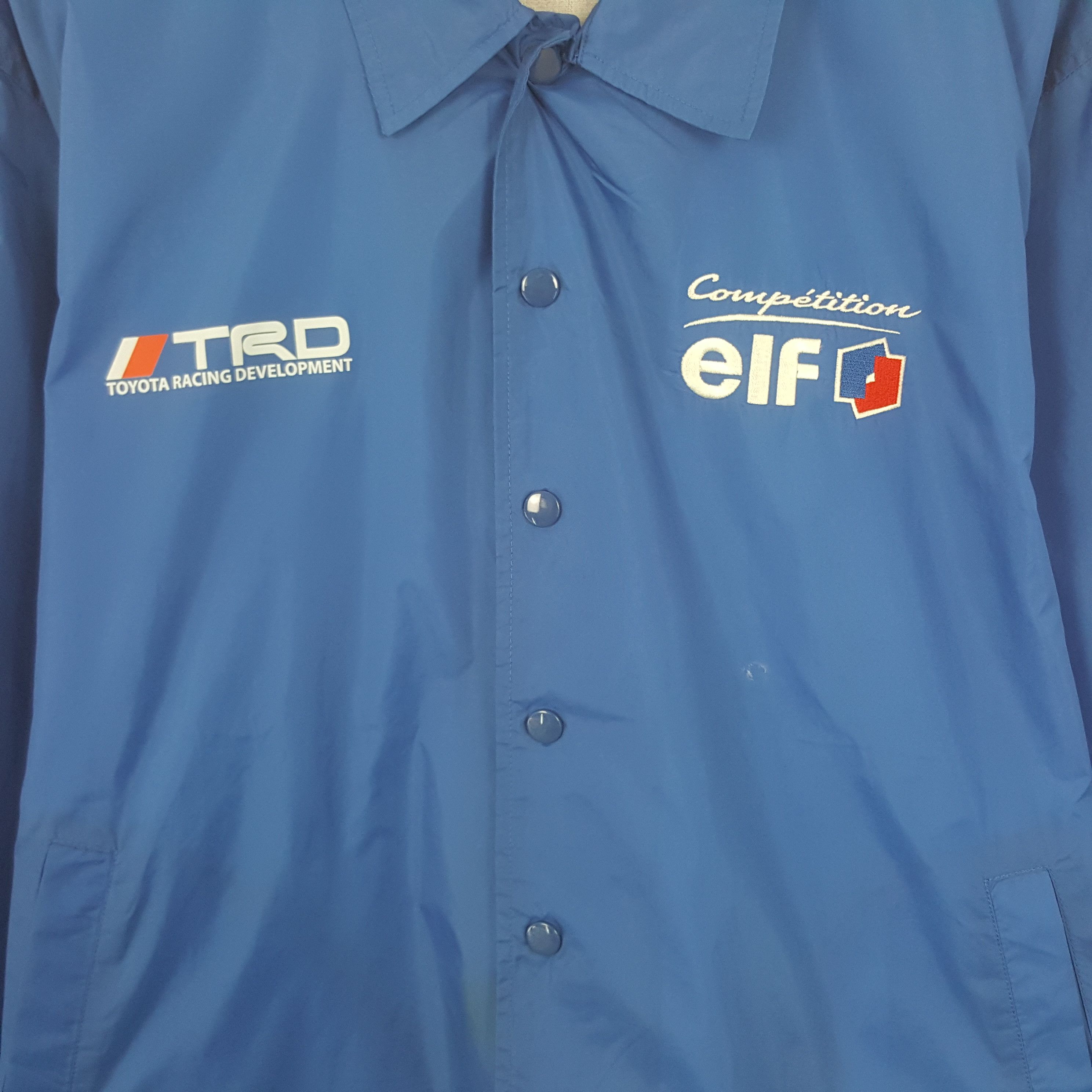 Sports Specialties Vintage ELF X Custom Toyota Racing TRD Windbreaker Jacket Size US XL / EU 56 / 4 - 4 Thumbnail