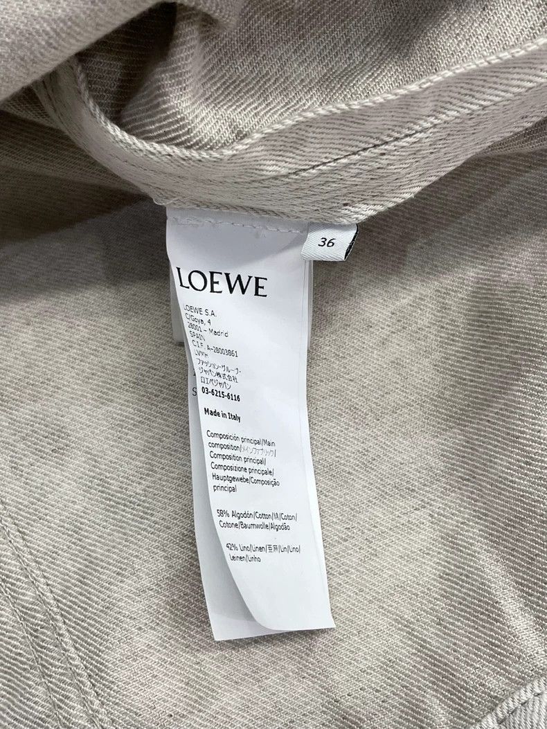 Loewe LOEWE Taped lapel jacket coat Size XXS / US 00 / IT 34 - 9 Thumbnail
