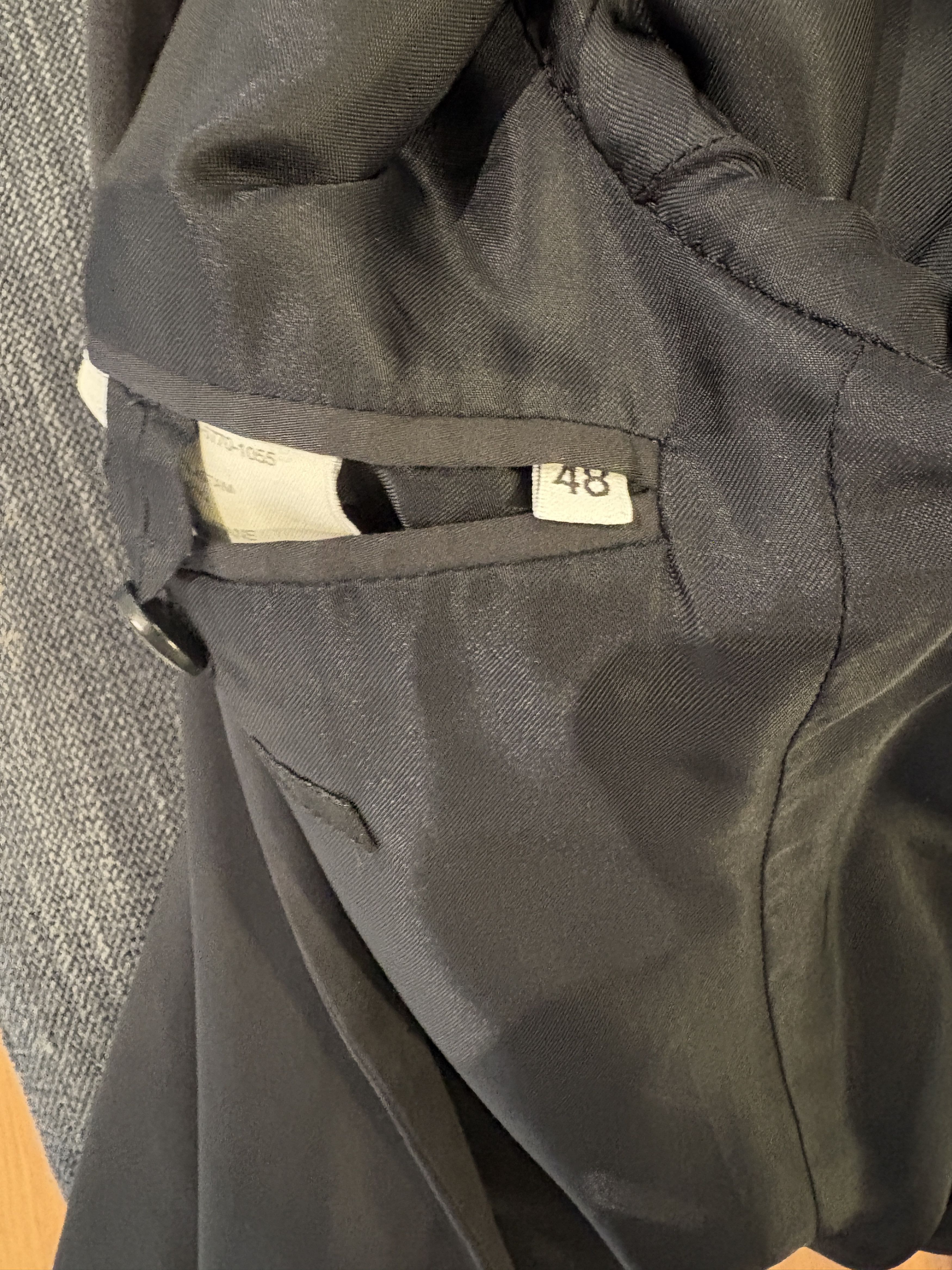 Helmut Lang 02 Cotton/Elastic Suit Size 48R - 6 Thumbnail
