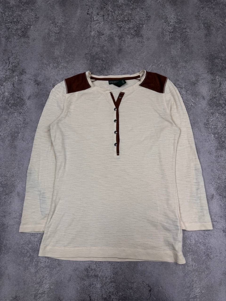 Polo Ralph Lauren Lauren Jeans Company Ralph Lauren Women Long Sleeve Beige Size XS / US 0-2 / IT 36-38 - 1 Thumbnail