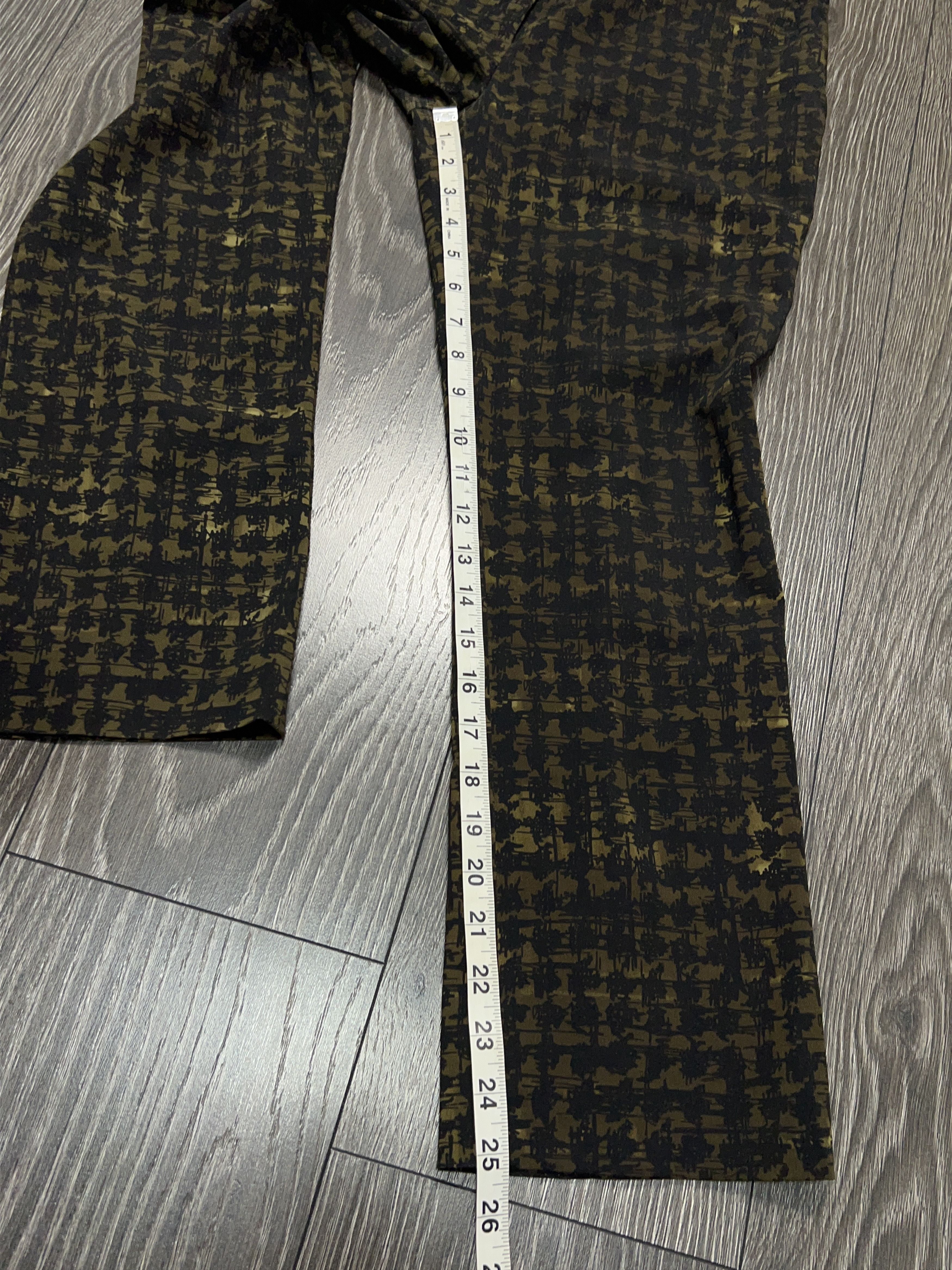 Prada Designer Abstract Houndstooth Print Pants Formal Trousers Size 28" / US 6 / IT 42 - 14 Thumbnail