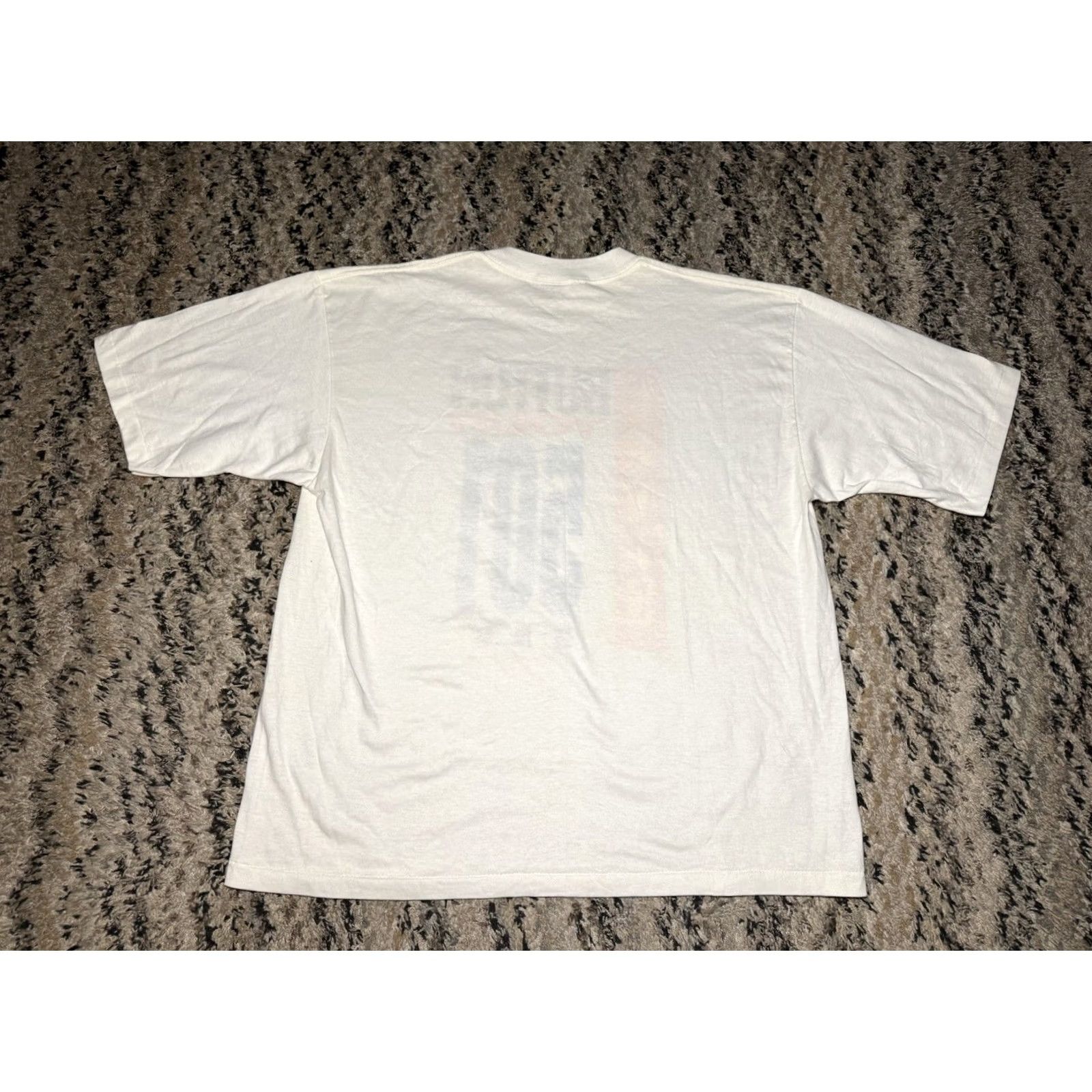 Levi's VINTAGE LEVI'S 501 T Shirt XL White 90s BUTTON YOUR FLY Single Stitch USA Size US XL / EU 56 / 4 - 7 Thumbnail