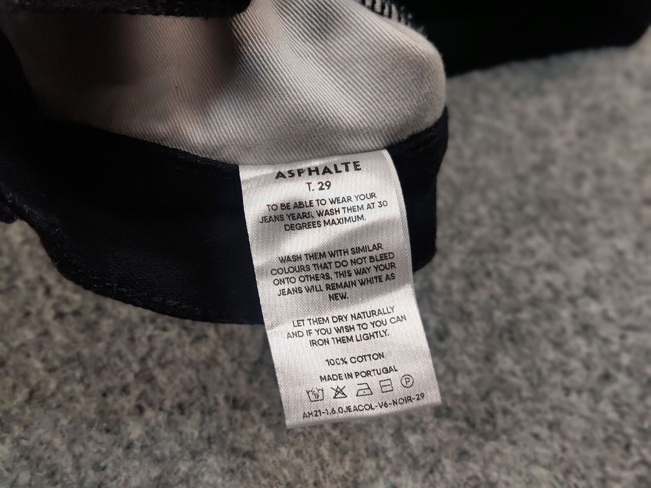 Asphalt Vintage Asphalte le ultime Selvedge Japan Style Denim Jeans Size US 30 / EU 46 - 16 Thumbnail