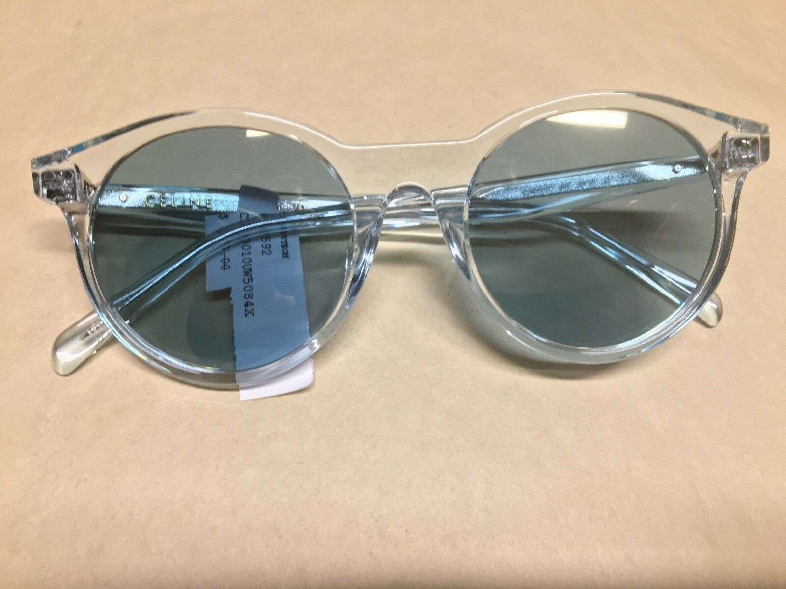 Celine CELINE CL40010U 84X Women's Round Transparent Sunglasses Size ONE SIZE - 6 Thumbnail