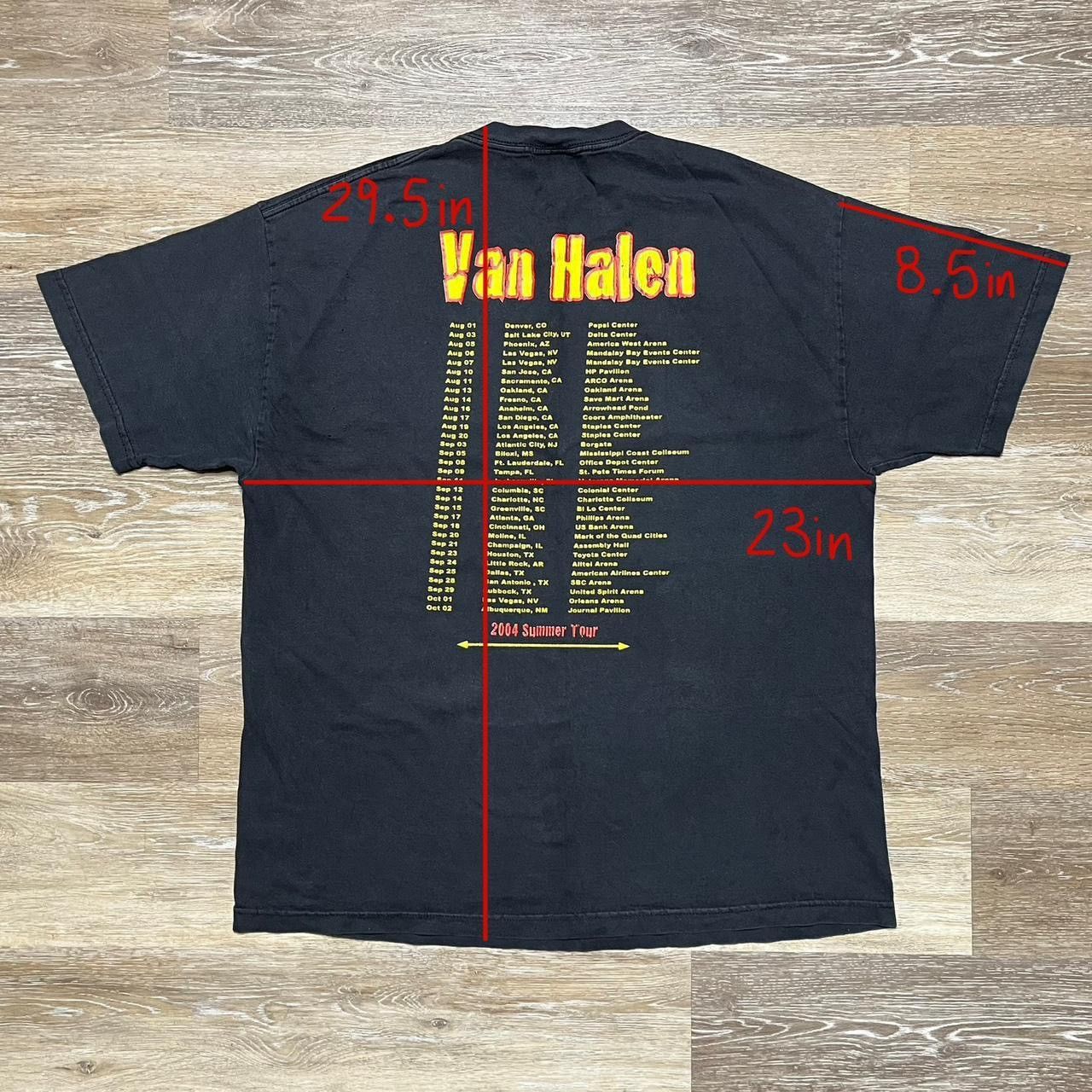 Band Tees × Vintage y2k van halen summer tour tee Size US XL / EU 56 / 4 - 2 Thumbnail