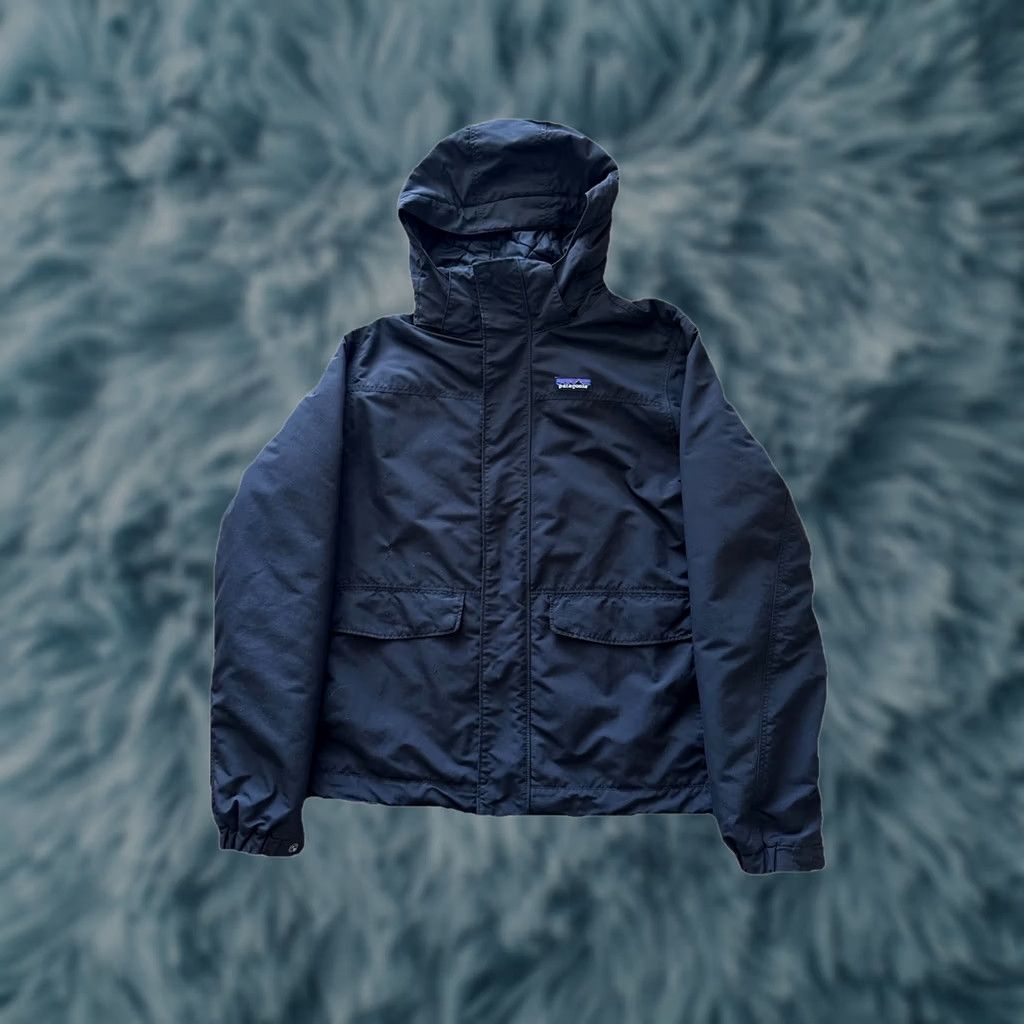 Patagonia VINTAGE Patagonia Jacket Mens Regular Black Hooded Insulated Lined Parka Medium Size US M / EU 48-50 / 2 - 1 Thumbnail