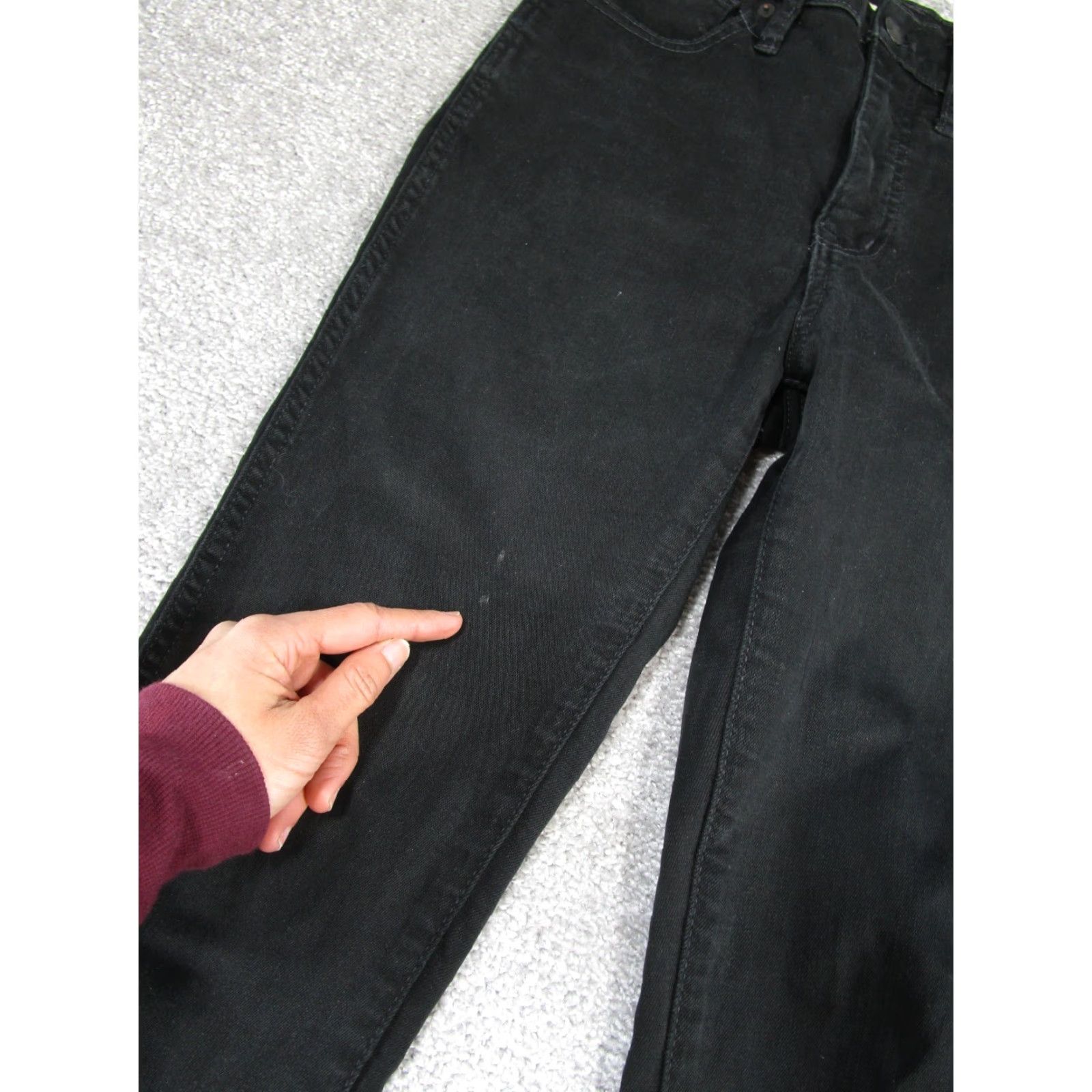 Madewell MADewell High Rise Skinny Jeans Women 27 Black Denim Charcoal Wash Size 27" / US 4 / IT 40 - 2 Thumbnail
