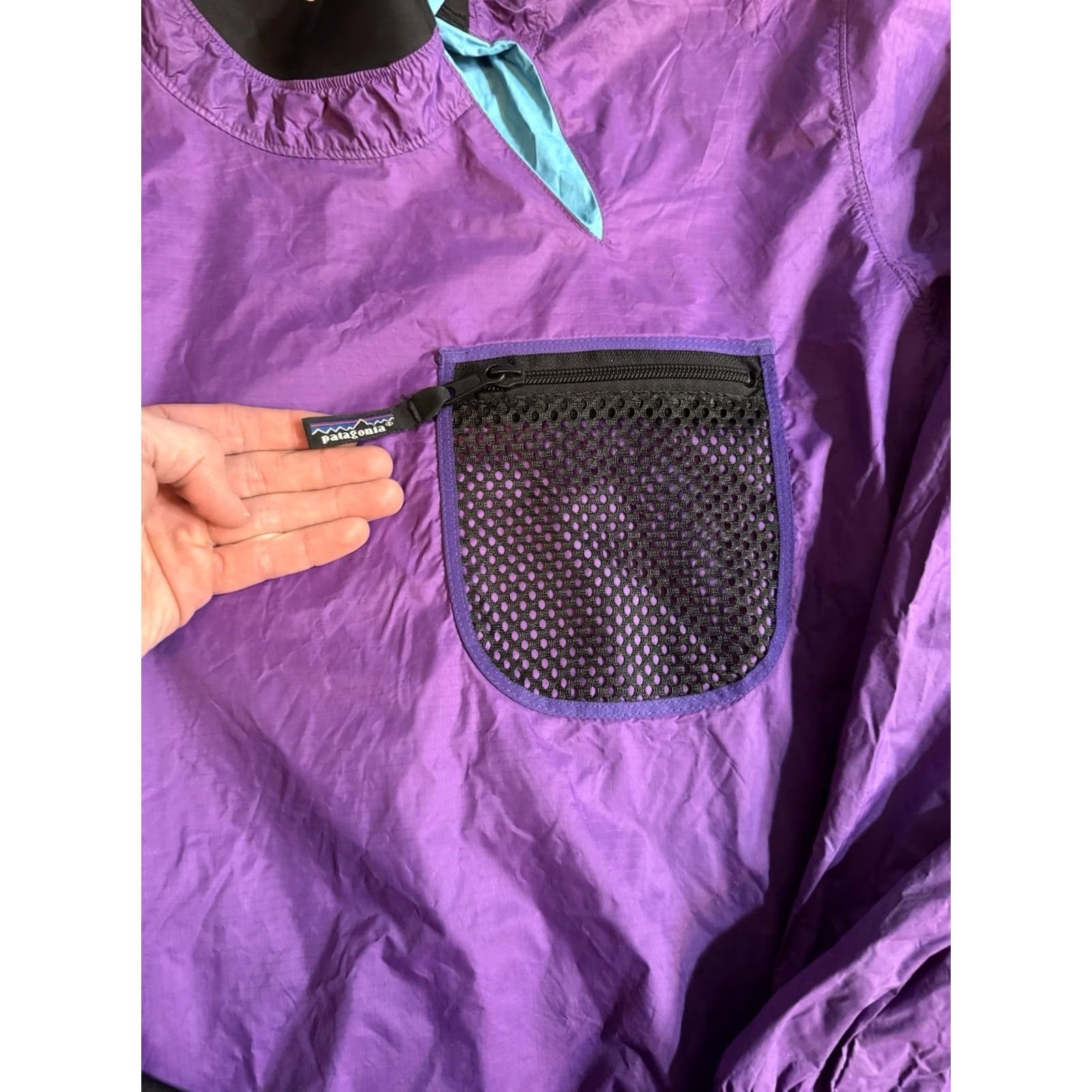 Patagonia VINTAGE Patagonia Windbreaker Jacket S Kayak Canoe 90s Purple Mens Size US S / EU 44-46 / 1 - 2 Thumbnail