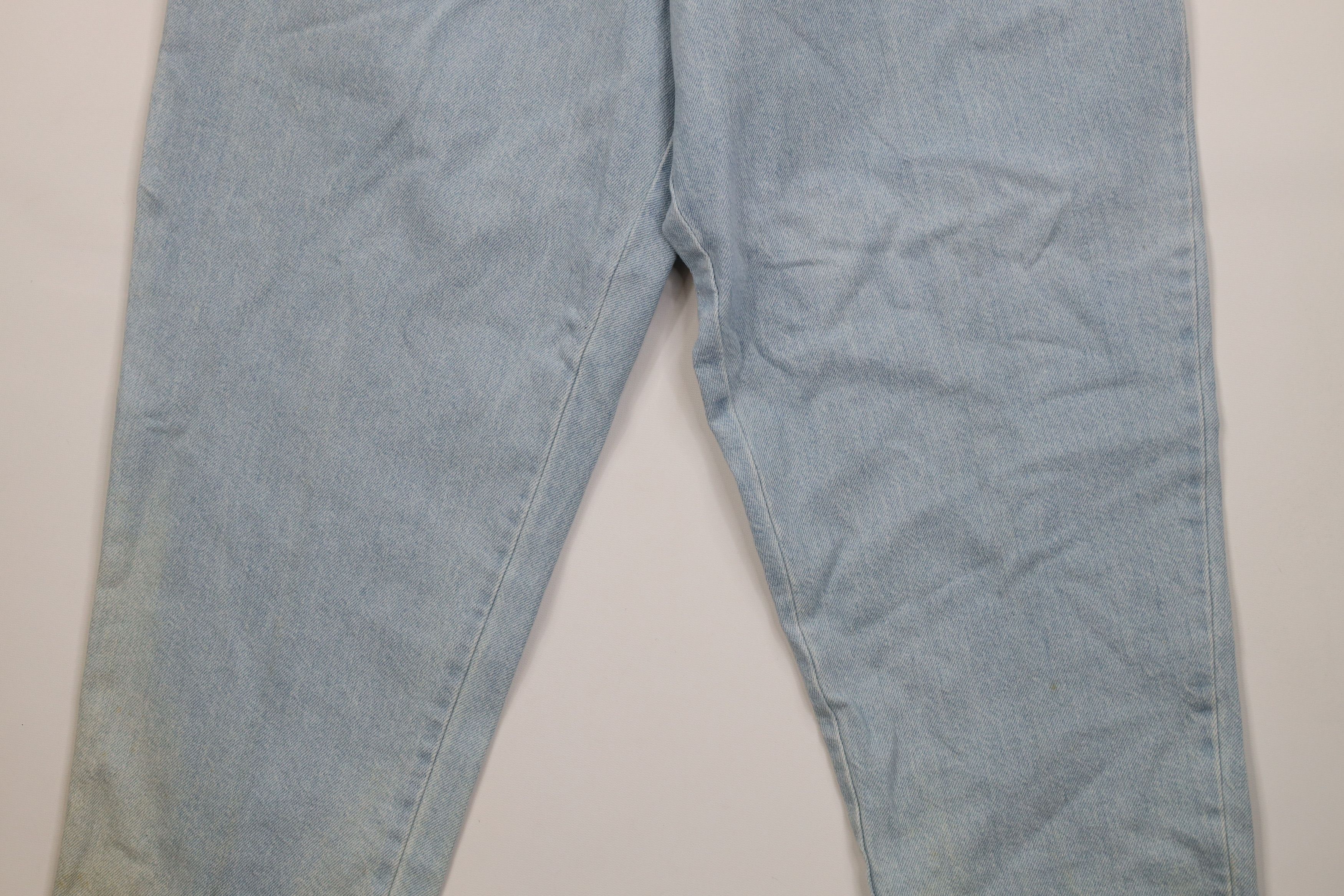 Vintage Deadstock Vintage 90s Streetwear Denim Jeans USA Blue Size 40" / US 18 - 3 Thumbnail