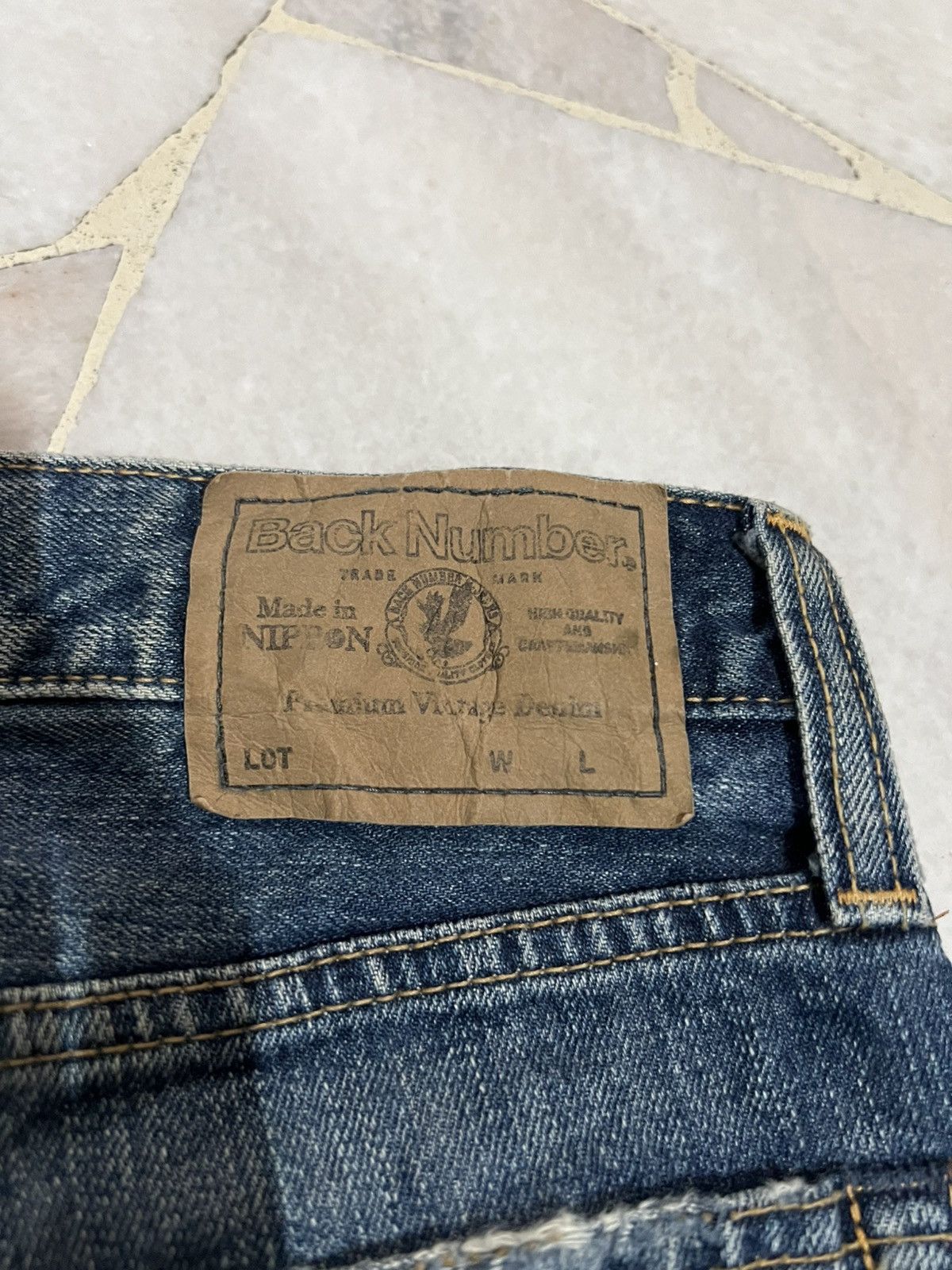 If Six Was Nine × Le Grande Bleu (L.G.B.) × Seditionaries 🌈Flare Japanese Back Number Distressed Jean Ripped Size US 34 / EU 50 - 20 Thumbnail