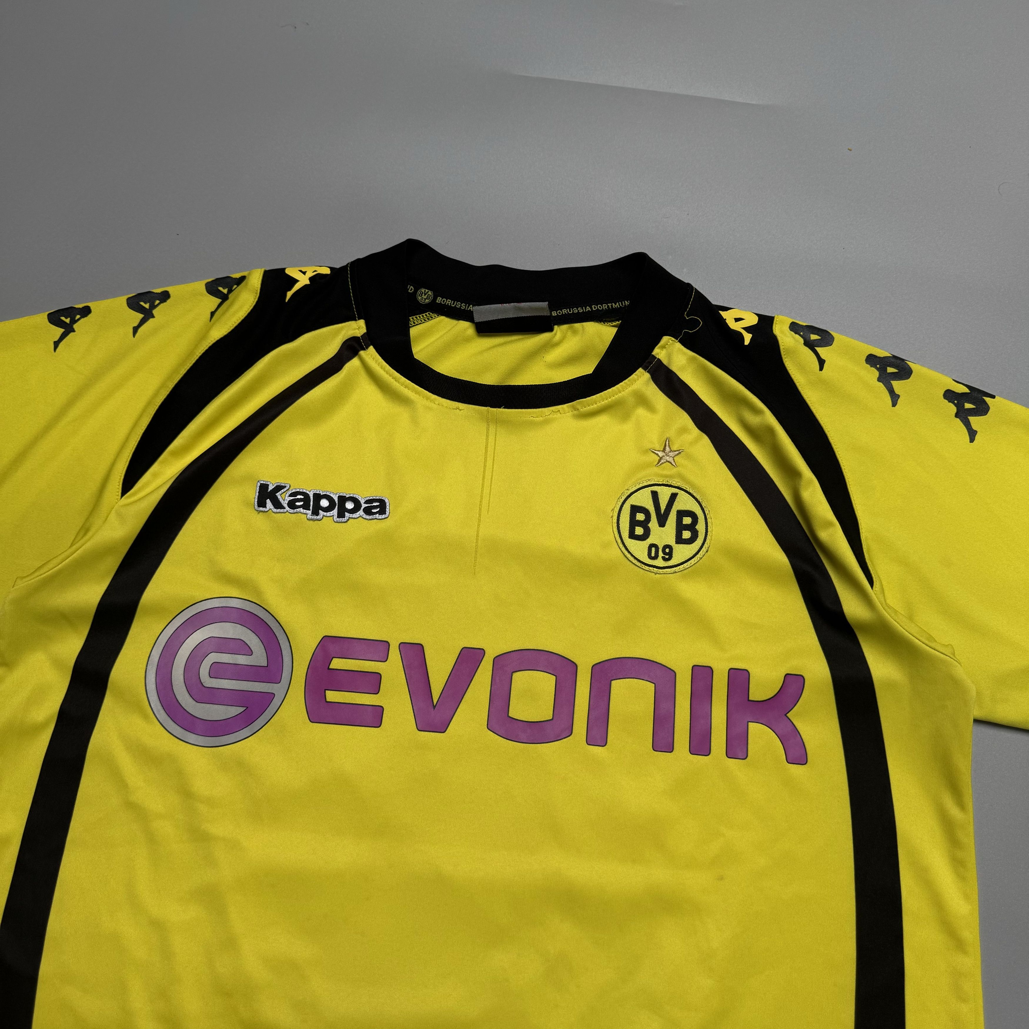 Kappa × Vintage BORUSSIA DORTMUND SOCCER JERSEY 18 LUCAS HOME SHIRT 2009-10 Size US M / EU 48-50 / 2 - 5 Thumbnail