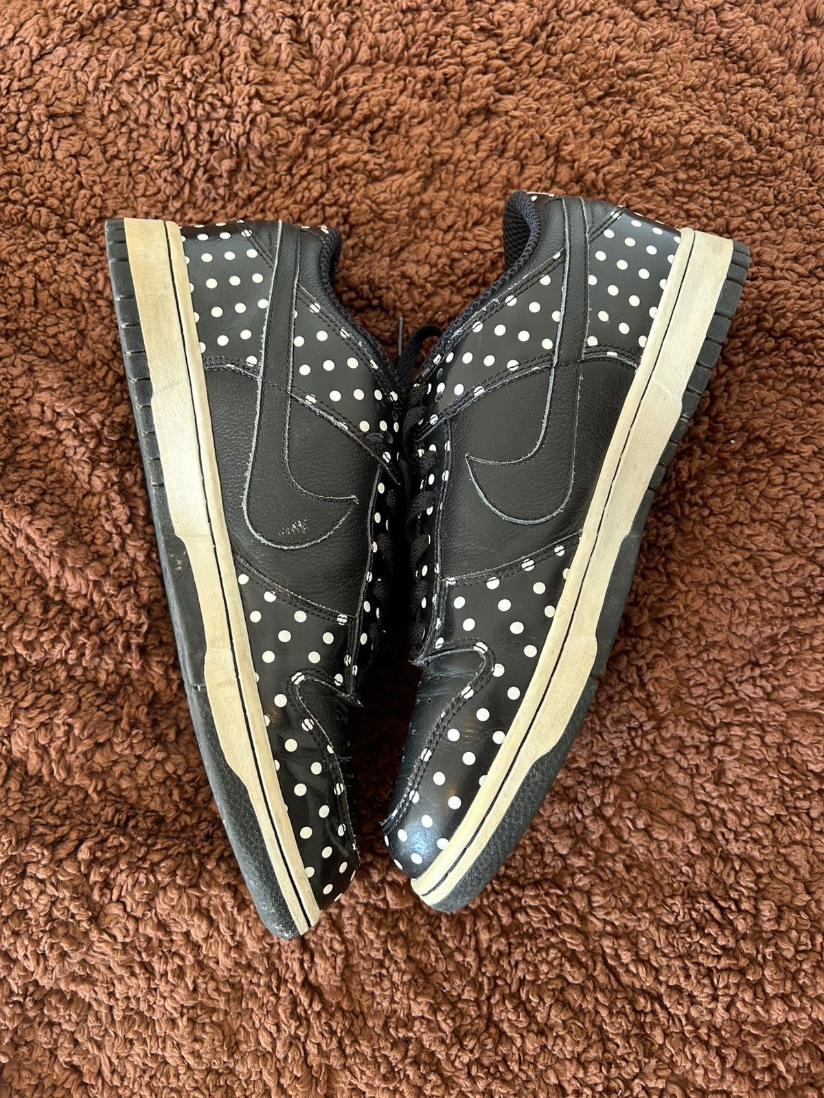 Fragment Design × Nike Nike Dunk Low Fragment Polka Dot Vintage 2005 Size US 9 / EU 42 - 6 Thumbnail