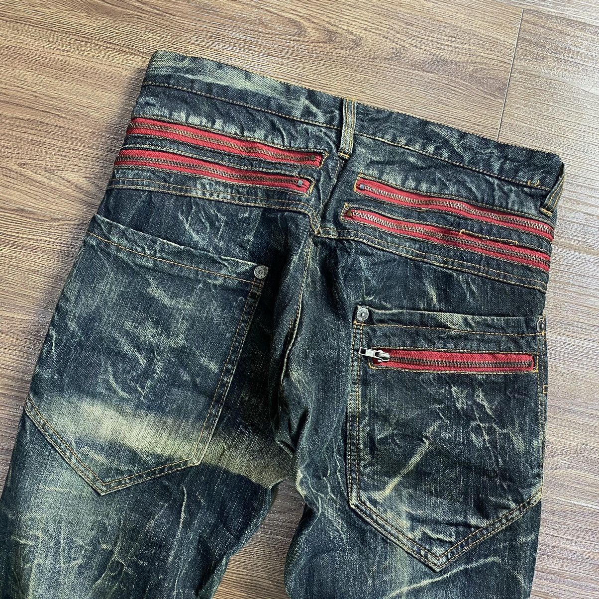 Hysteric Glamour Clawmark Nylaus Distressed Thunder Jeans Rusty Denim Size US 30 / EU 46 - 6 Thumbnail
