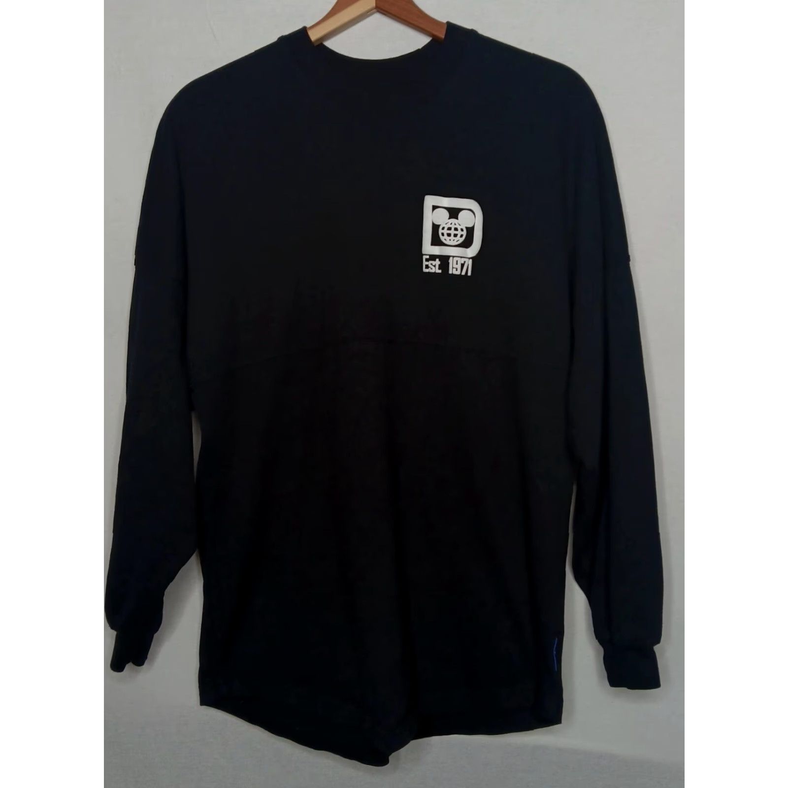 Disney Disney Parks Spirit Jersey Shirt Small Mickey Mouse Black Relaxed Long Sleeve Size S / US 4 / IT 40 - 2 Thumbnail