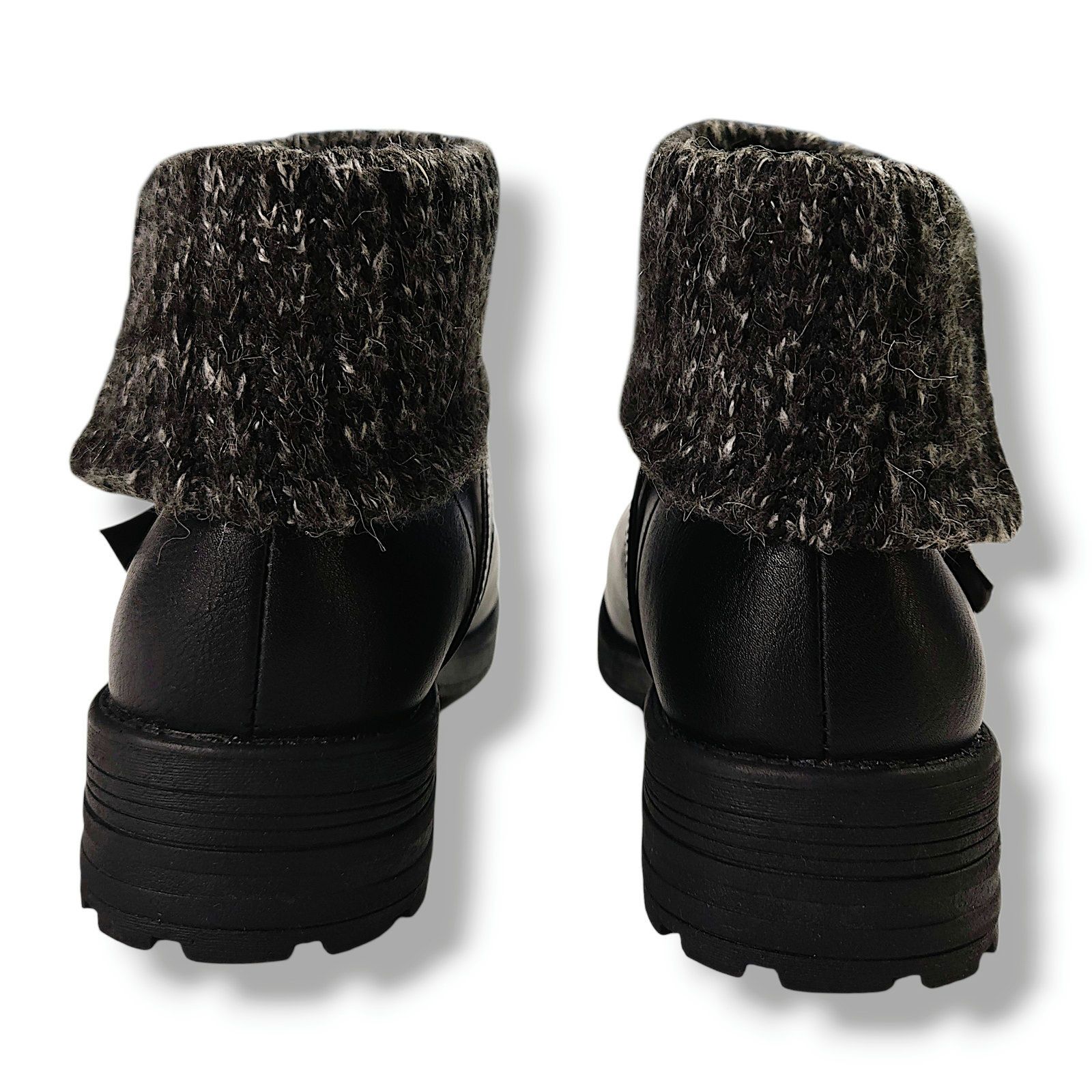 UNIONBAY Unionbay Engineer Ankle Boot Sweater Cuff Lug Sole Black 7.5 Size US 7.5 / IT 37.5 - 6 Thumbnail