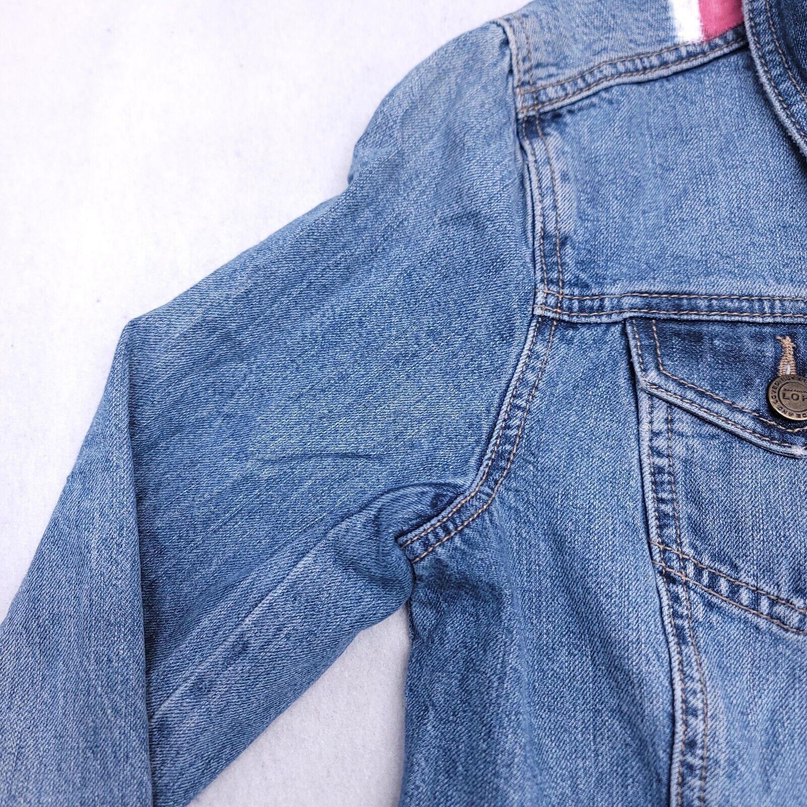Loft Loft Casual Button Up Denim Jacket Womens Size S Blue Size S / US 4 / IT 40 - 4 Thumbnail