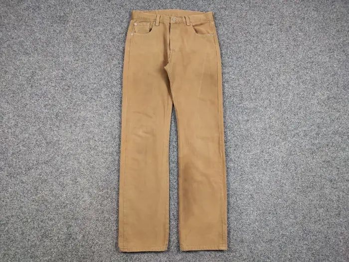 Levi's Vintage 90's Levi’s 501 Beige Faded Denim Jeans Pants Size US 30 / EU 46 - 13 Thumbnail