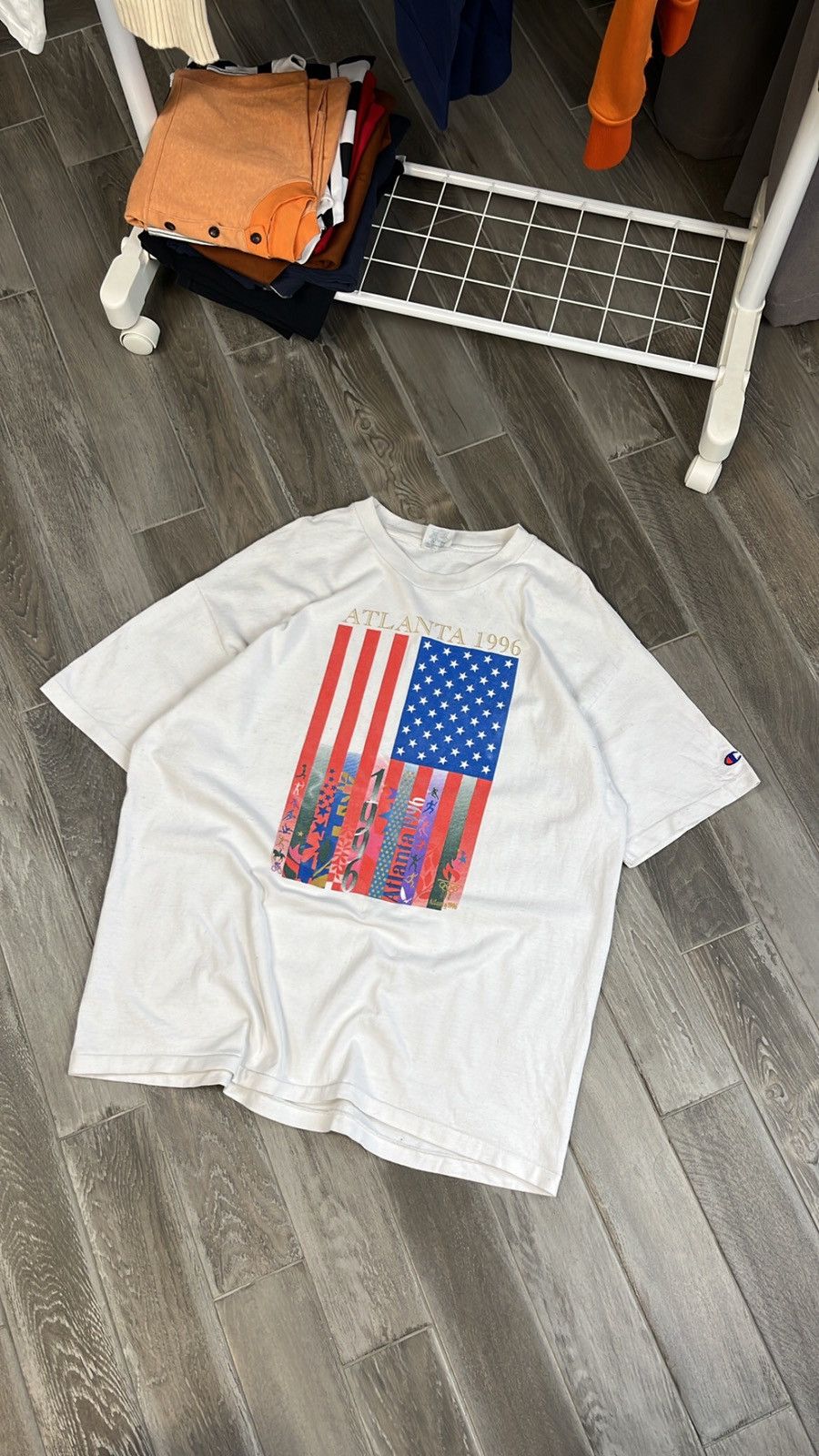 Champion × Vintage Rare❗️Vintage Champion Atlanta 1996 Olympic Games tee Size US XL / EU 56 / 4 - 1 Thumbnail