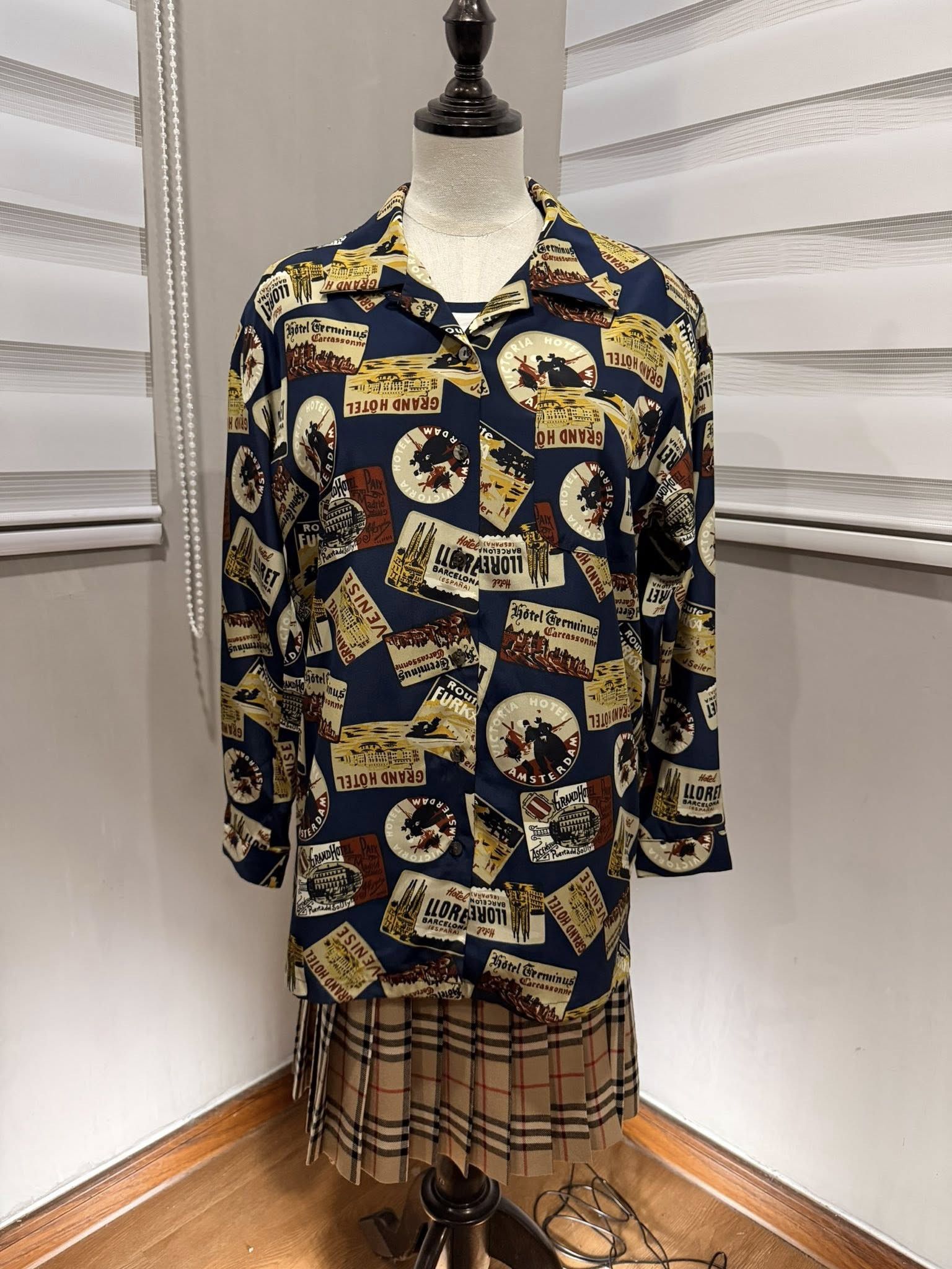 Japanese Brand JEUNE MAISON full print women S 3144 Size S / US 4 / IT 40 - 1 Thumbnail
