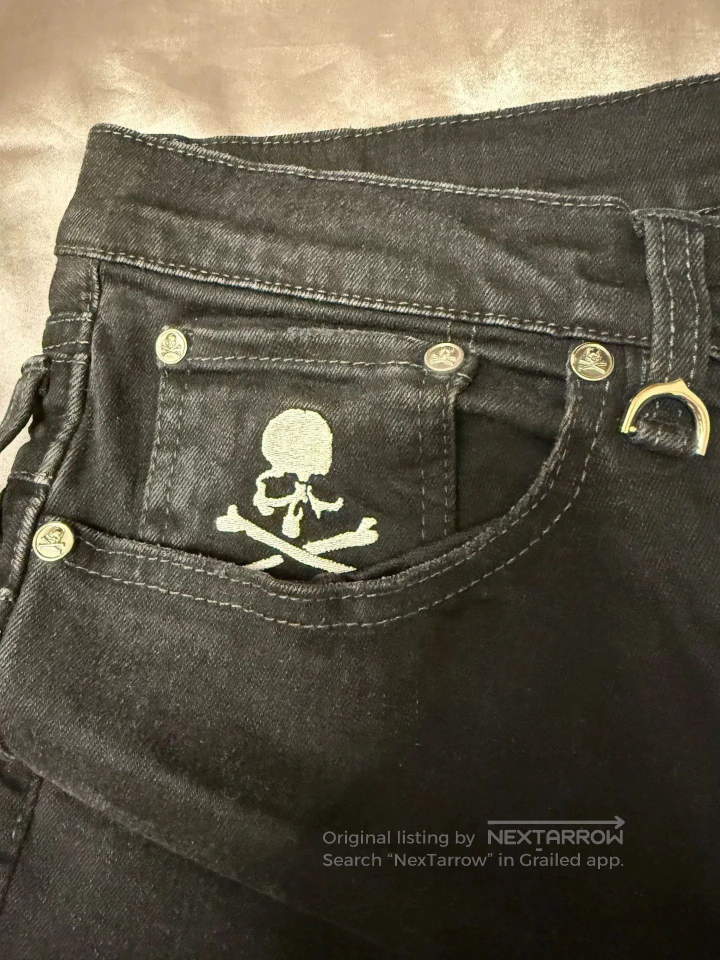 Mastermind Japan black mastermind mmj denim pants for sale. Size US 32 / EU 48 - 3 Thumbnail