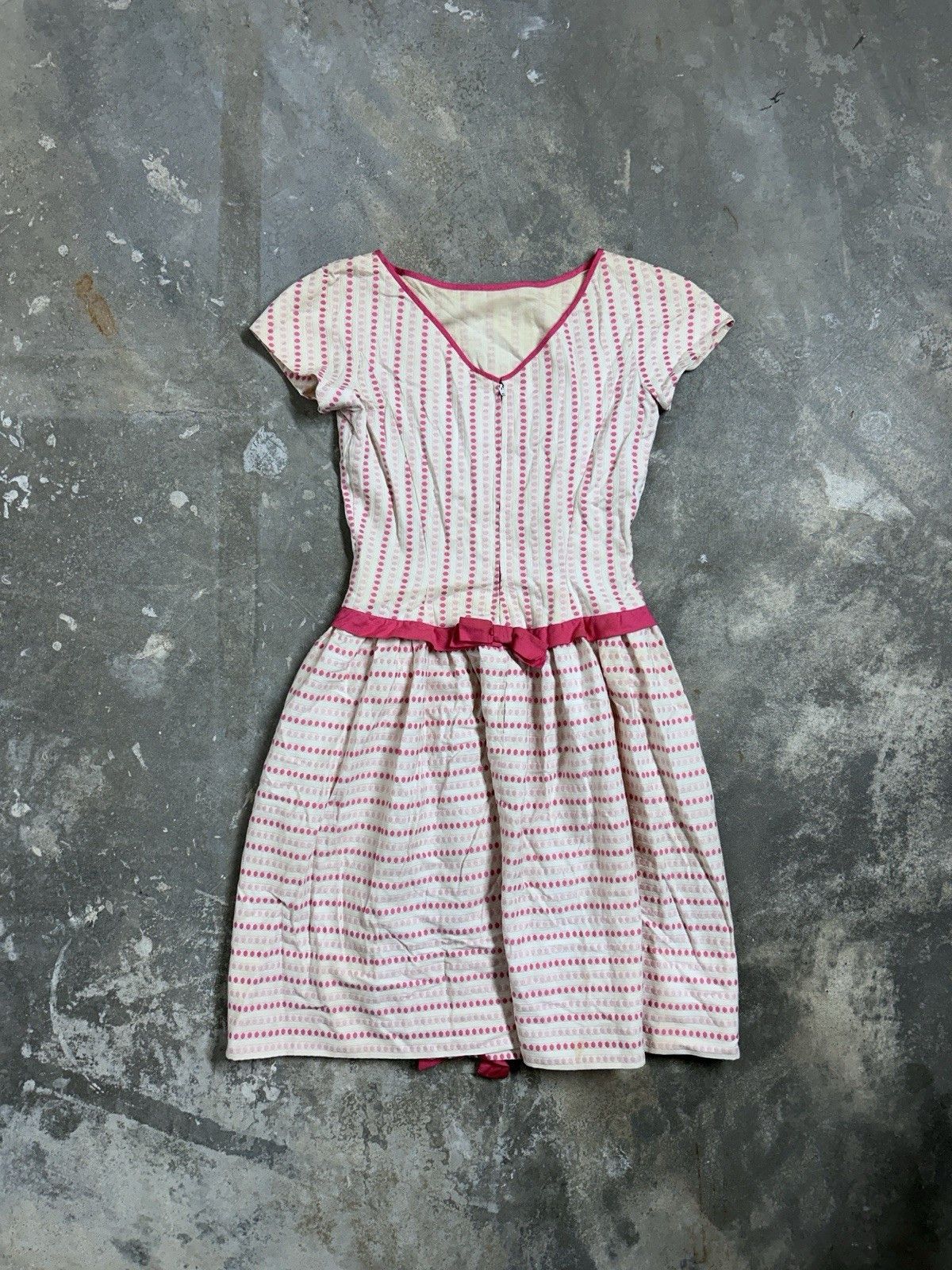 Other Vintage 50’s Pat Premo California Dot Cotton Dress Size 10 Size L / US 10 / IT 46 - 6 Thumbnail