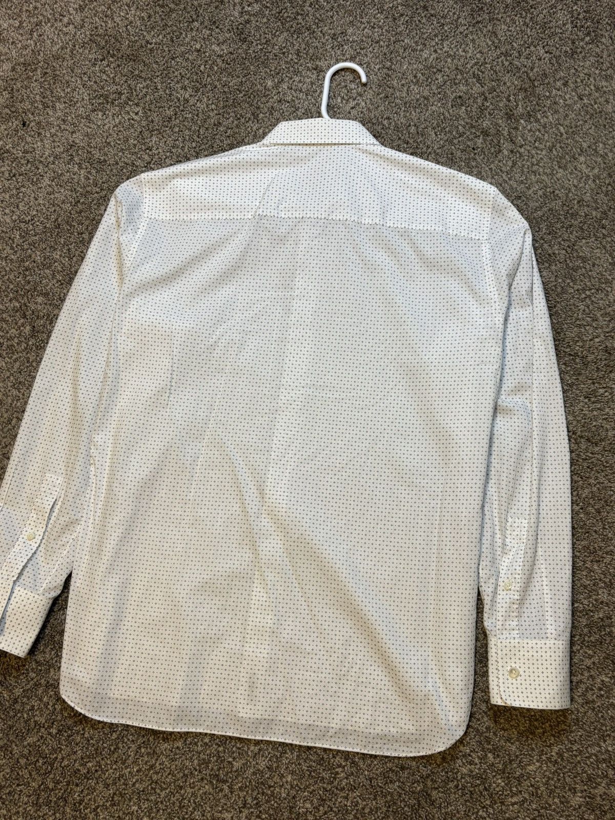 Z Zegna Z Zegna Men's Shirt Fine Cotton Slim Fit Stripe Ermenegildo Size US L / EU 52-54 / 3 - 12 Thumbnail