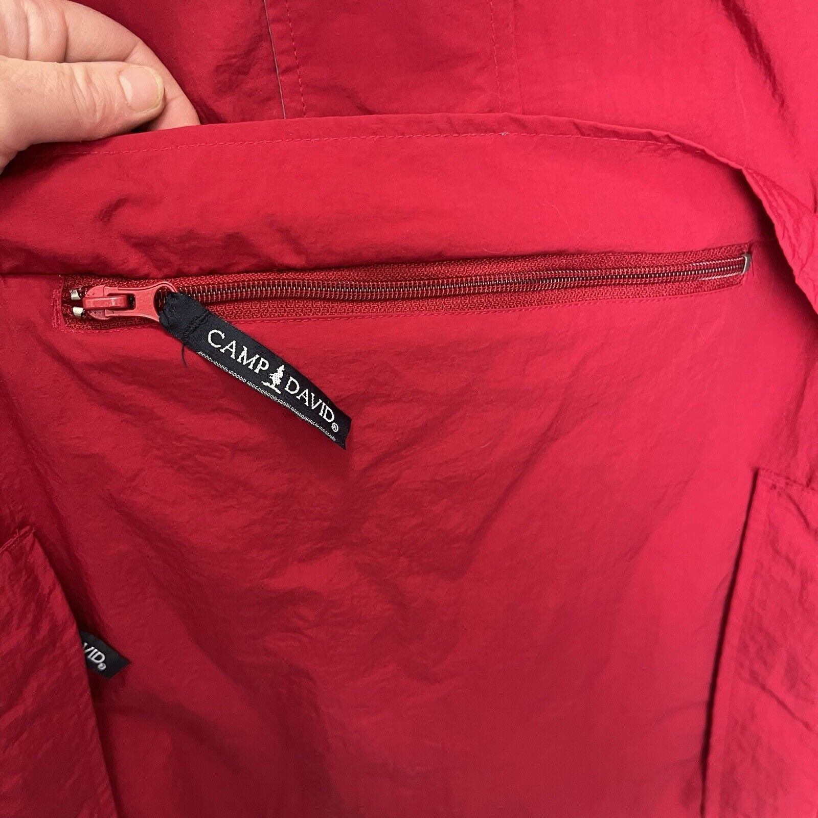 Disney Disney | Vintage Red Anorak 1/4 Zip Jacket Saratoga Springs Size US M / EU 48-50 / 2 - 6 Thumbnail