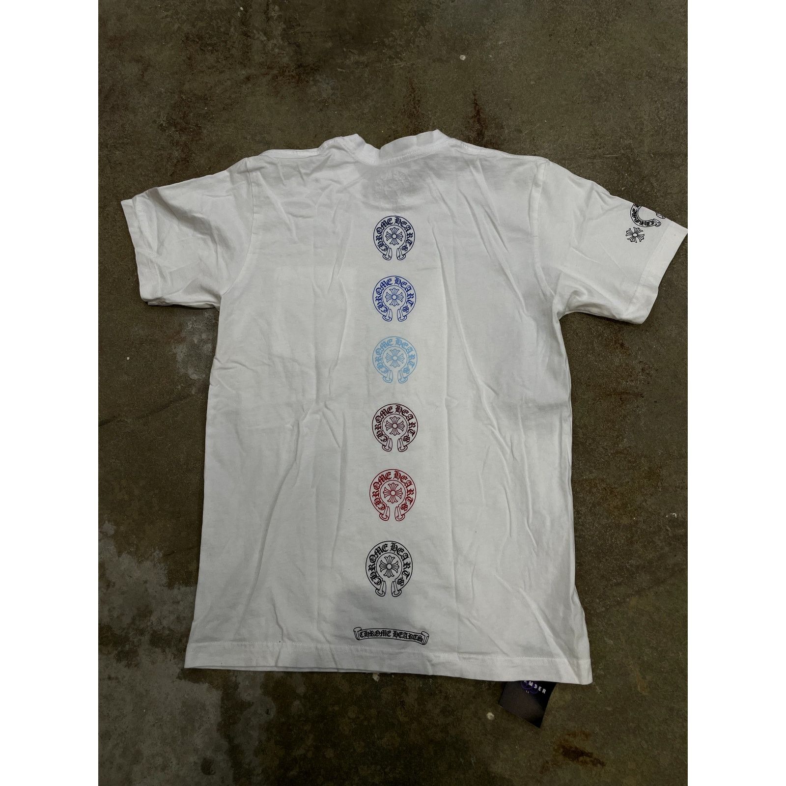 Chrome Hearts Chrome Hearts Tee White Multi Logo Used Small Size US S / EU 44-46 / 1 - 2 Thumbnail