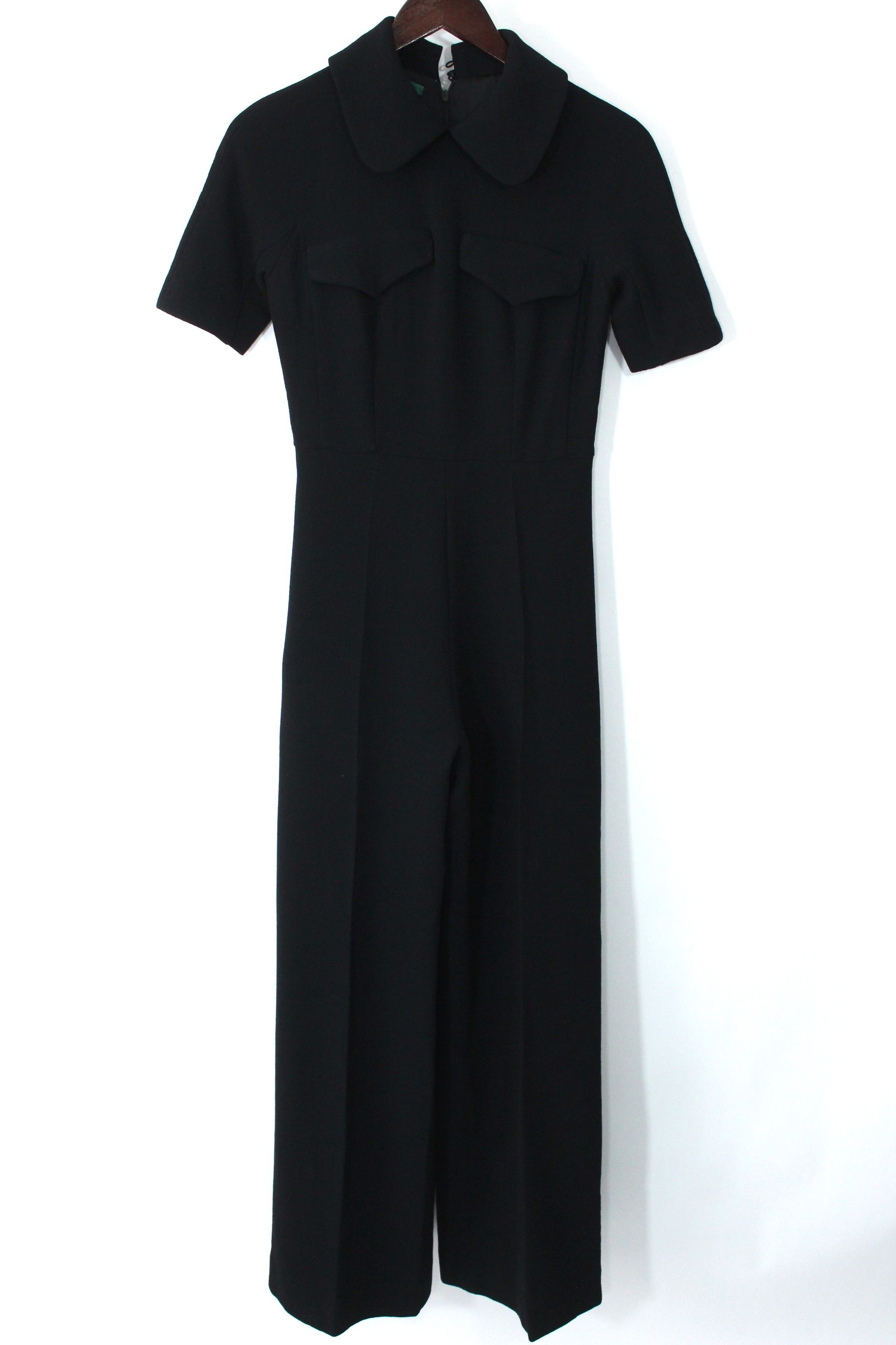 image of 2000$ Emilia Wickstead Jumpsuit Wool Dress Womens Size 12 in Black