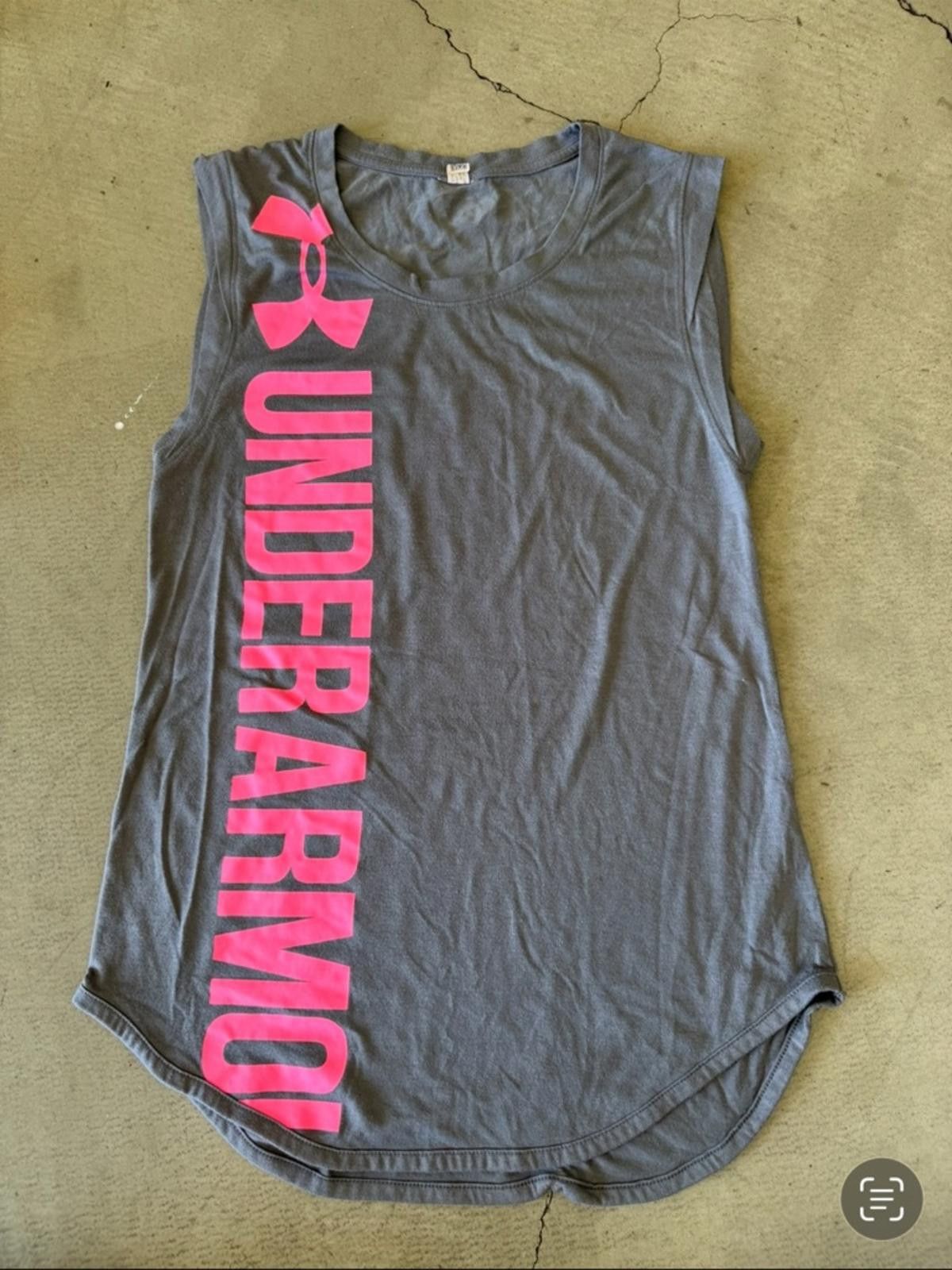 Under Armour Under Armour / Vertical Logo Tunic Tank / Gray Pink Size M / US 6-8 / IT 42-44 - 11 Thumbnail