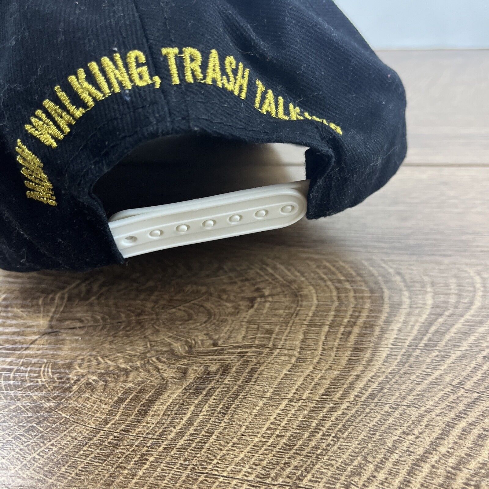 Other Moon Walking Hat Trash Talking Black Hat Adjustable Adult Si Size ONE SIZE - 11 Thumbnail