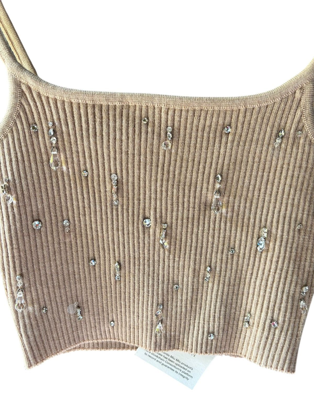 Miu Miu Crop top Miu Miu with crystal size M Size M / US 6-8 / IT 42-44 - 3 Thumbnail