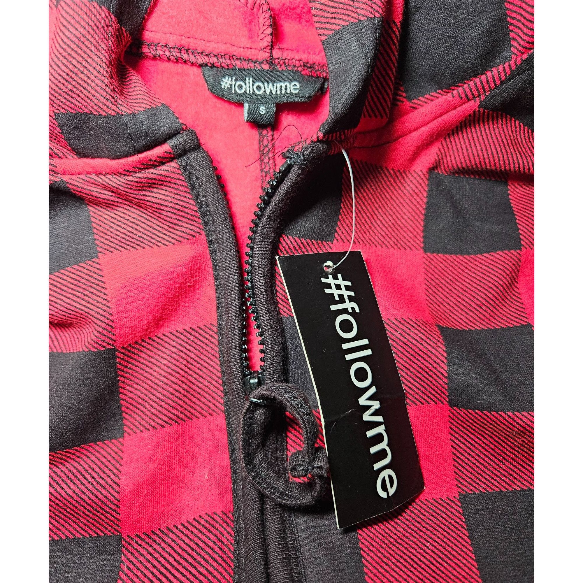 Other FollowMe Unisex One Piece Pajama Body Suit Red Black Small Size US 28 / EU 44 - 1 Thumbnail