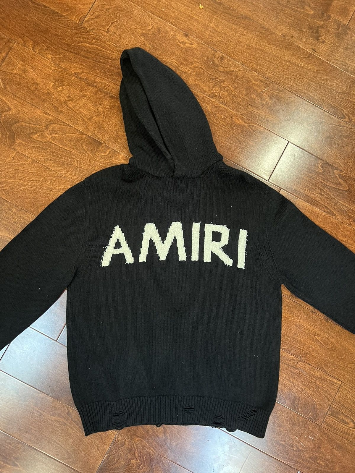 Amiri Amiri knitted amiri logo hoodie Size US L / EU 52-54 / 3 - 1 Thumbnail