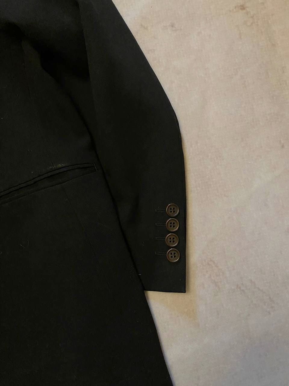 Vintage Yves Saint Laurent Vintage Black Wool Luxury Blazer XXL Size 44R - 2 Thumbnail