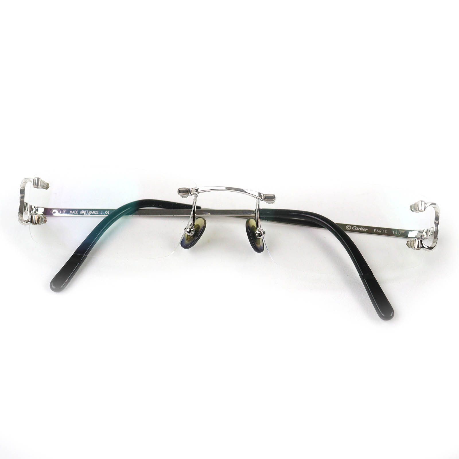 Cartier Cartier Cartier 2C Decor Two-Point Rimless Glasses Others Glasses DUTY FREE for USA Size ONE SIZE - 1 Thumbnail