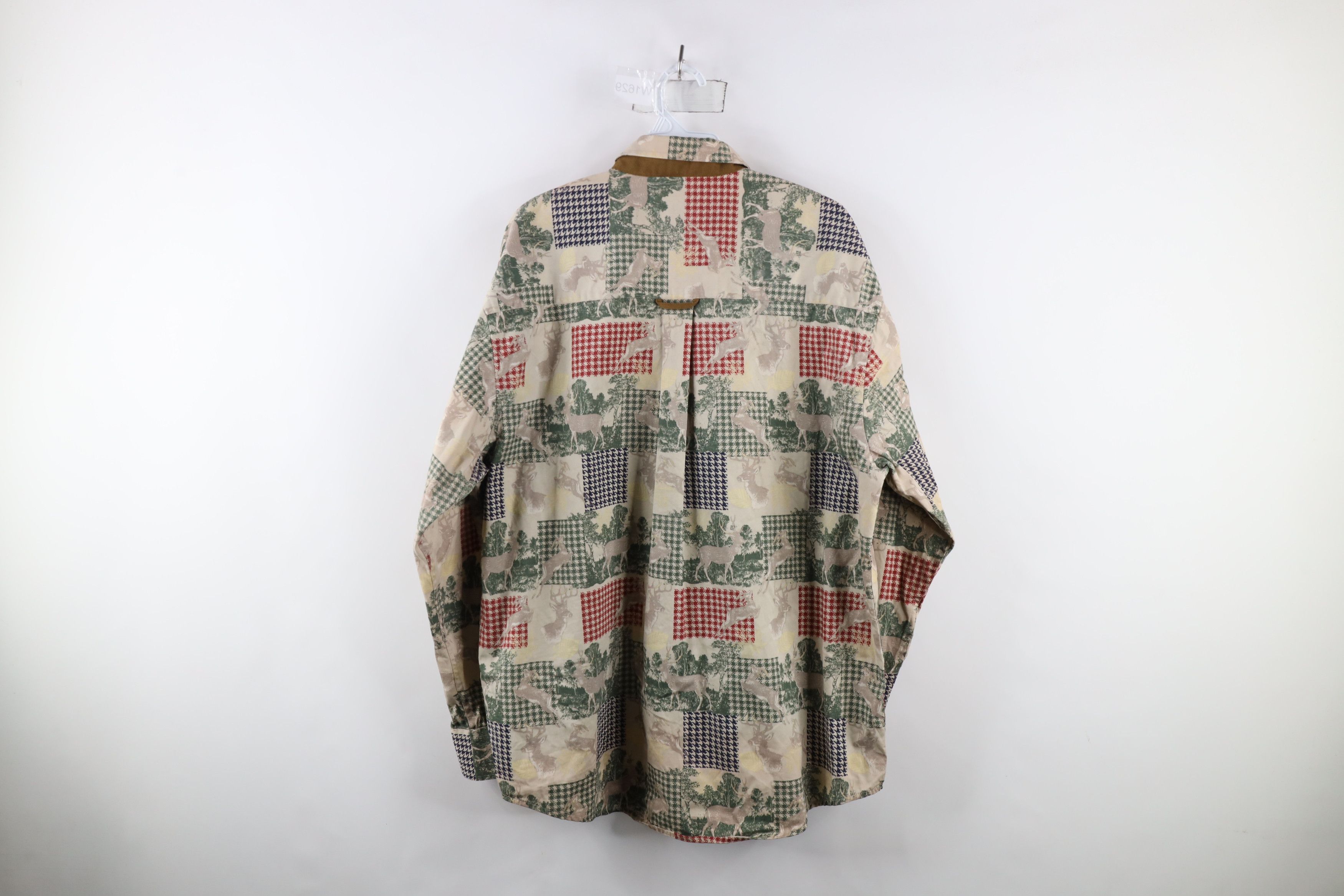 Vintage Vintage 90s Streetwear Buck All Over Print Button Down Shirt Size US XL / EU 56 / 4 - 10 Thumbnail