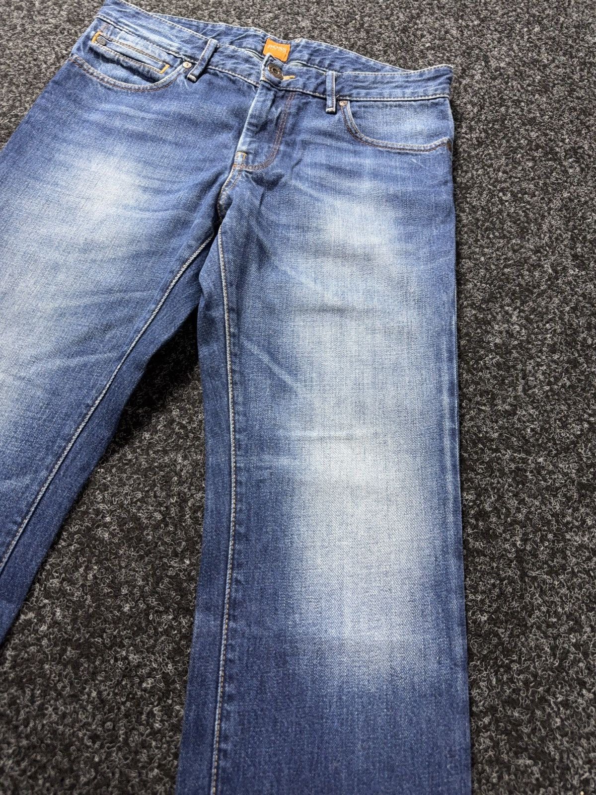 Hugo Boss Luxury Hugo Boss Orange Vintage Y2K Straight Fade Jeans W30 Size US 30 / EU 46 - 6 Thumbnail